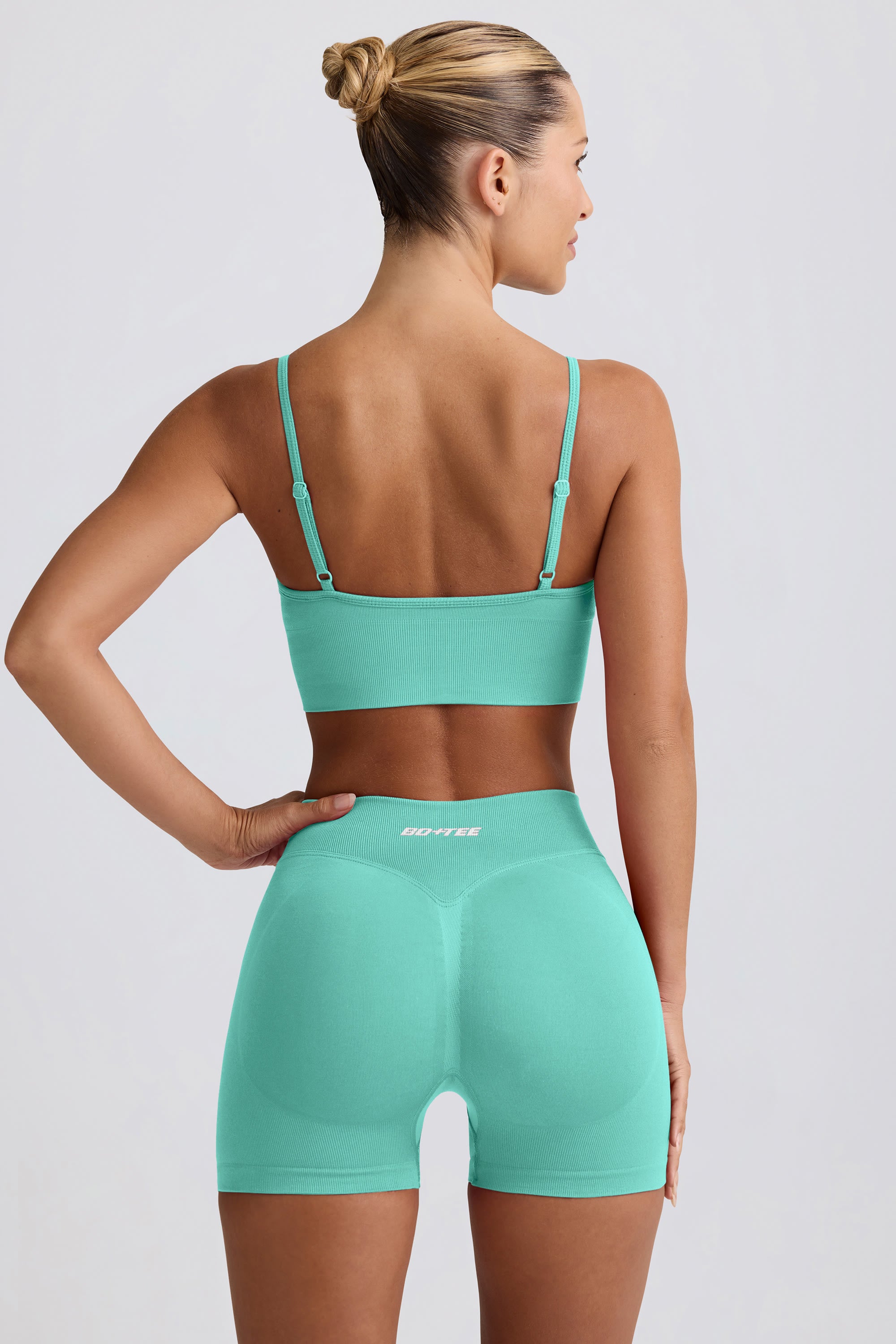 Define Luxe Mini Shorts in Mint