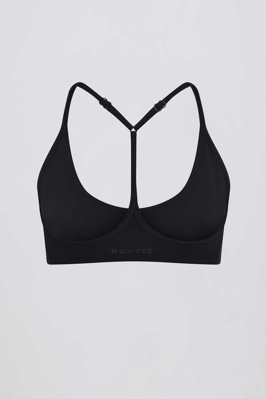 Soft Active Racerback Sports Bra in Black