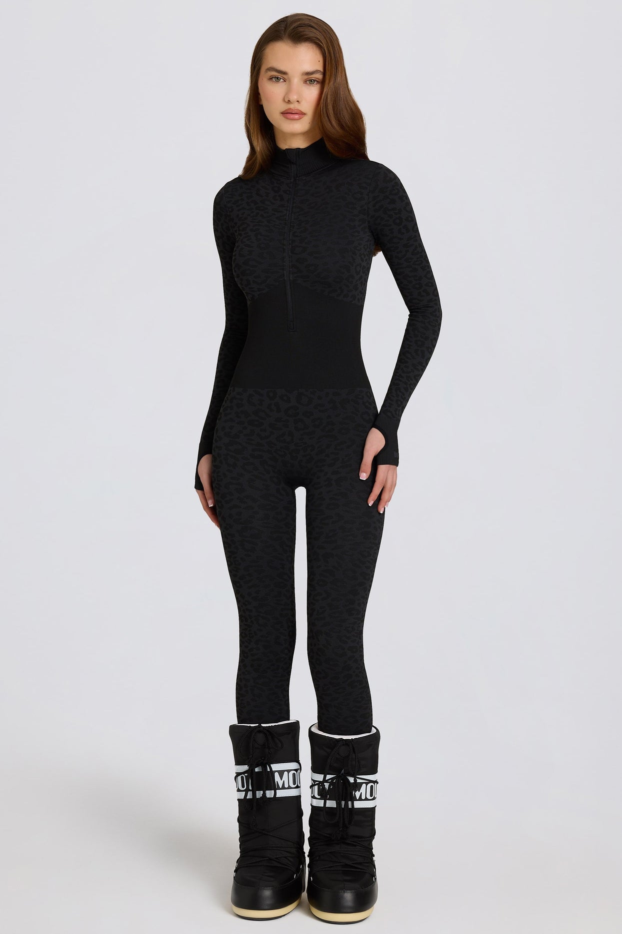 Thermal Base-Layer Jumpsuit in Black