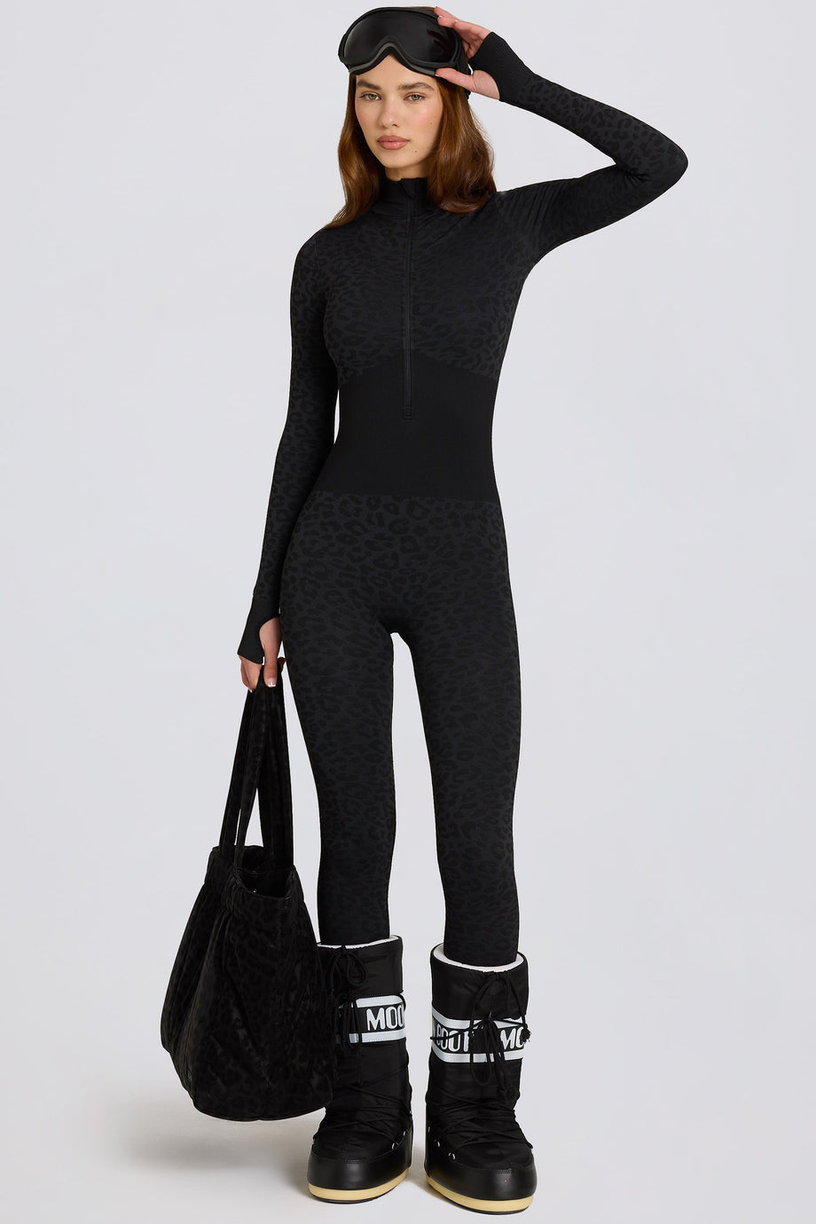 Thermal Base-Layer Jumpsuit in Black