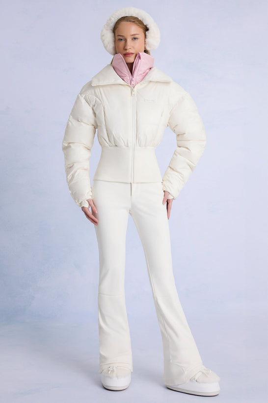 Waterproof Layered Ski Jacket in Ice