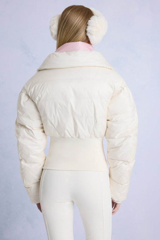 Waterproof Layered Ski Jacket in Ice
