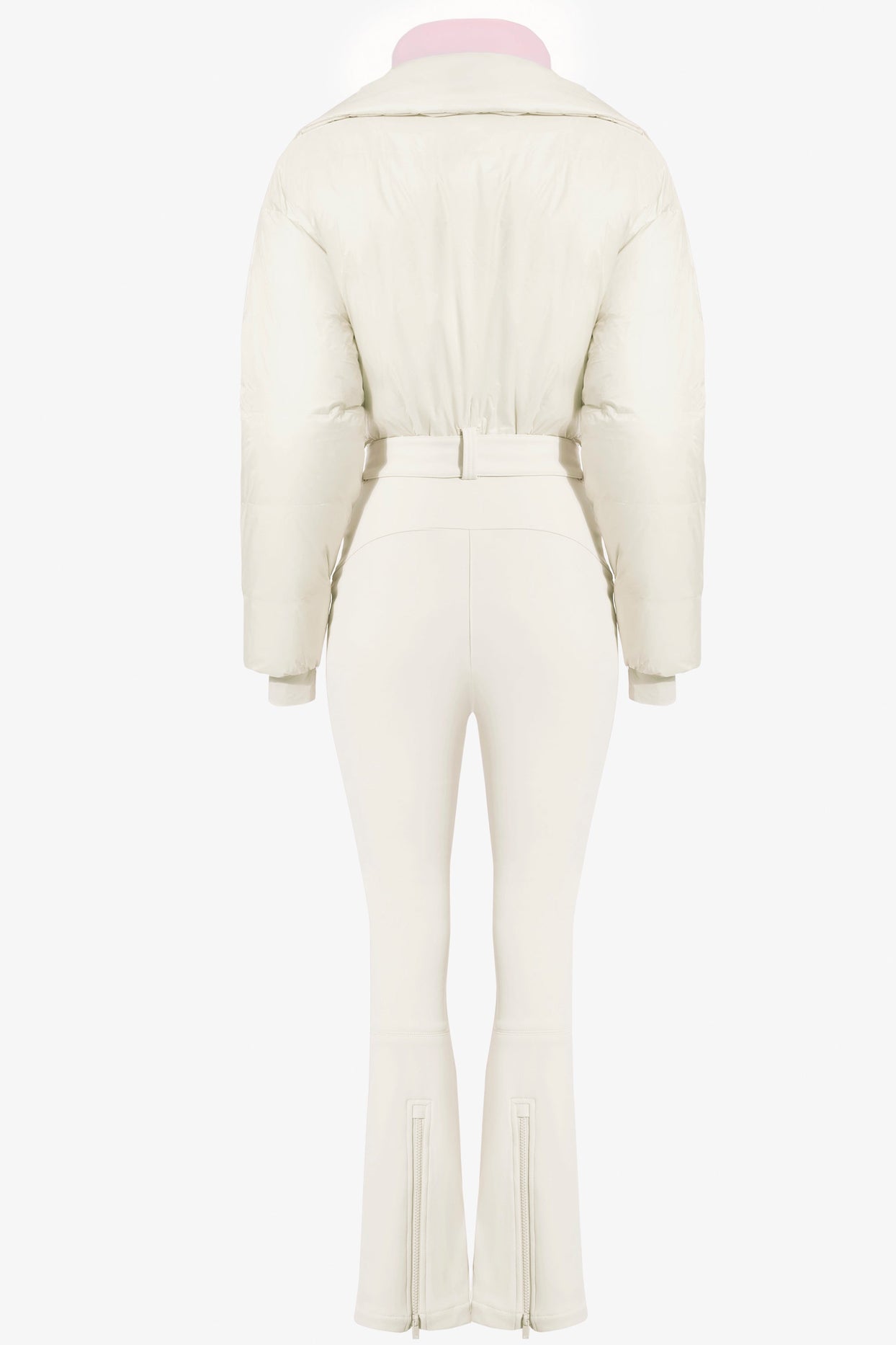Waterproof Belted Layered Ski Suit in Ice