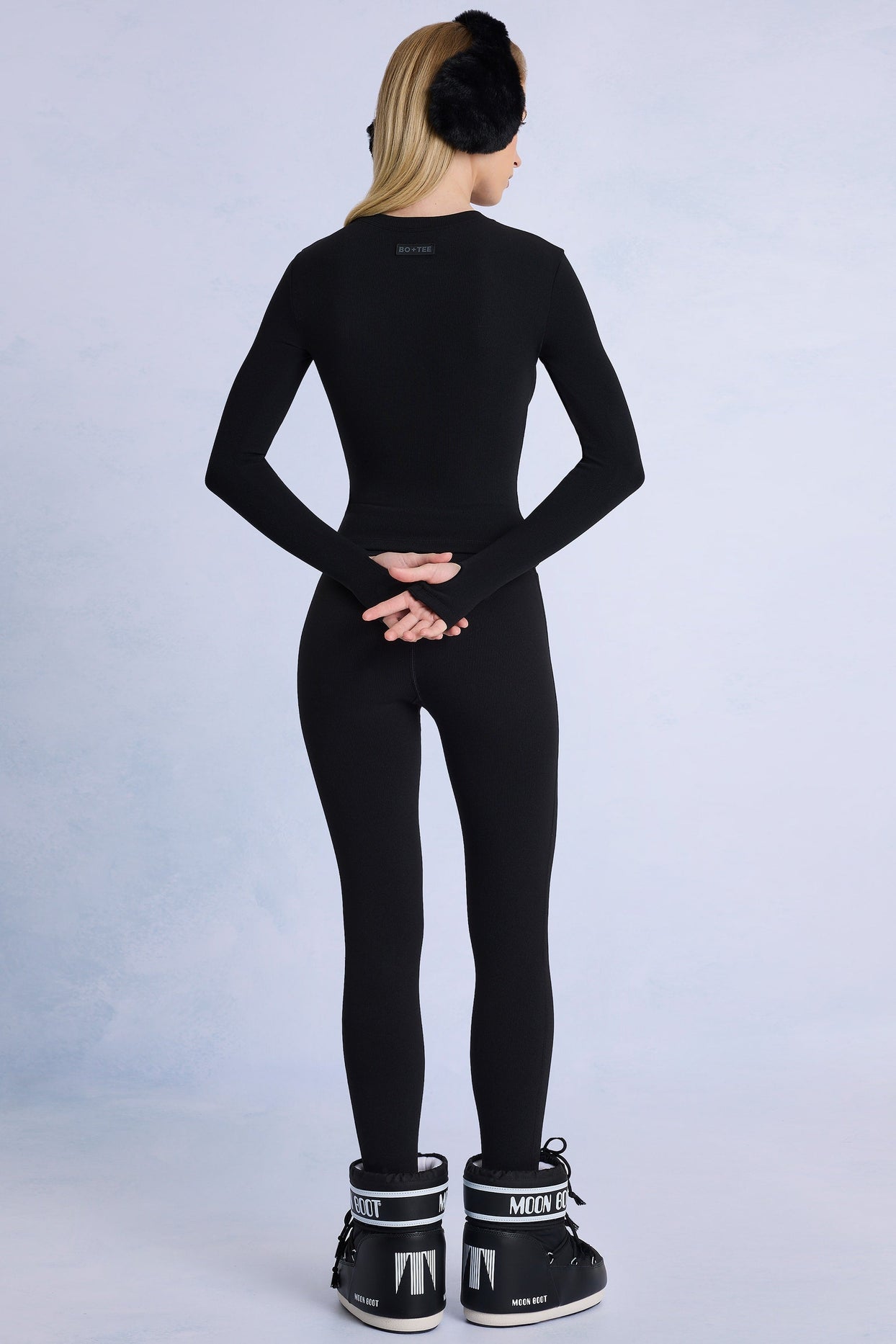 Thermal Base-Layer Leggings in Black