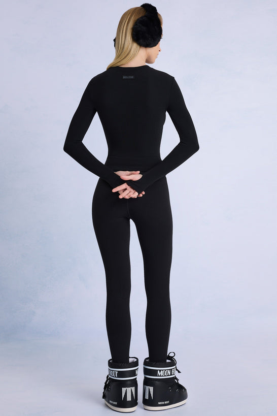 Thermal Base-Layer Leggings in Black