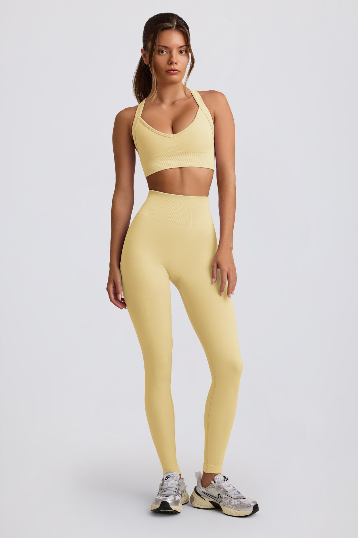 Super Sculpt Seamless High-Waist Leggings in Butter - 4