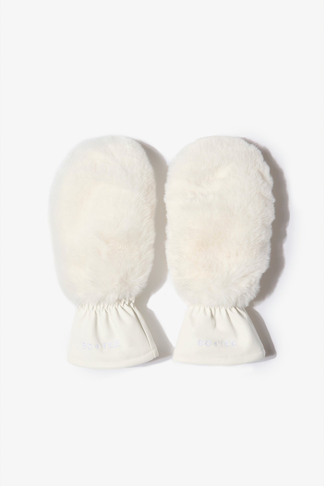 Faux-Fur Gloves in Ice