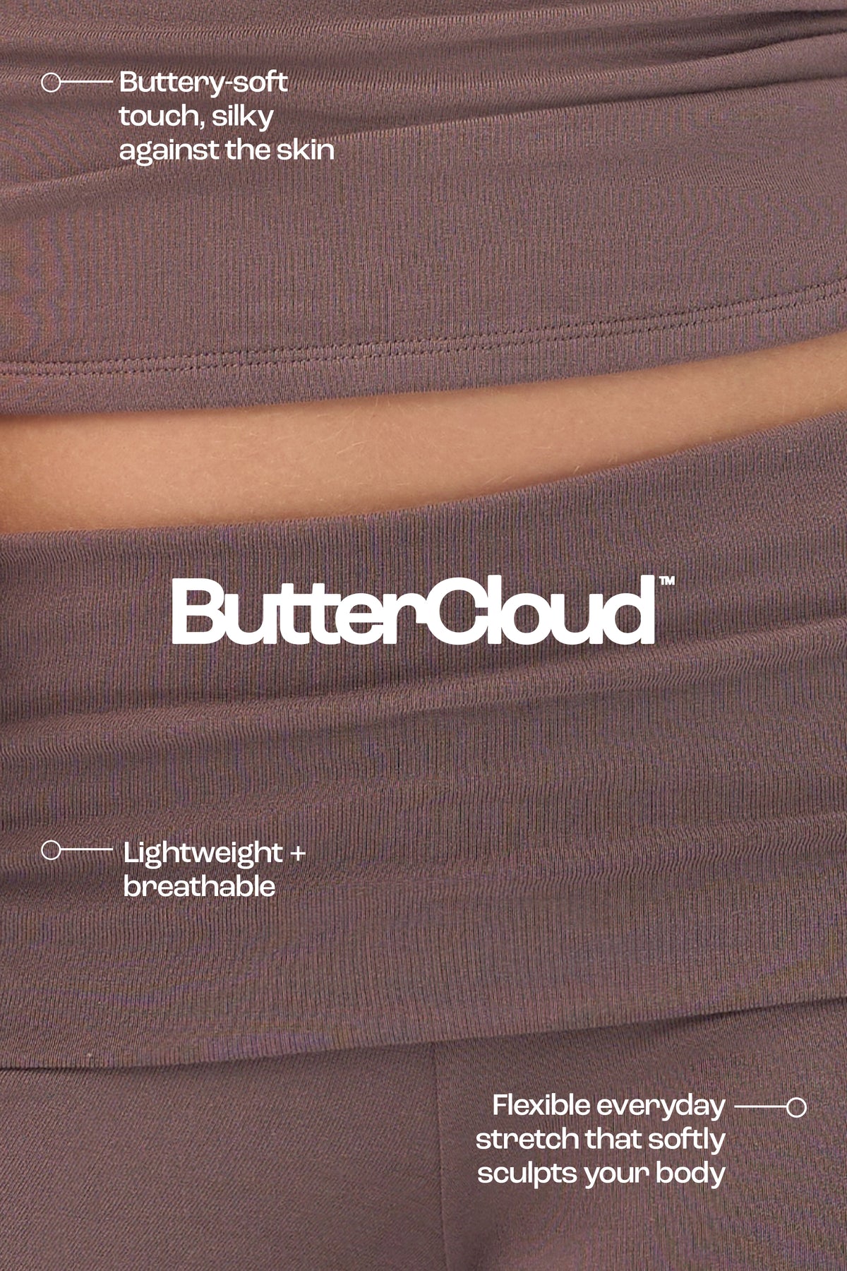 ButterCloud™ Wide-Leg Trousers in Chestnut - 1