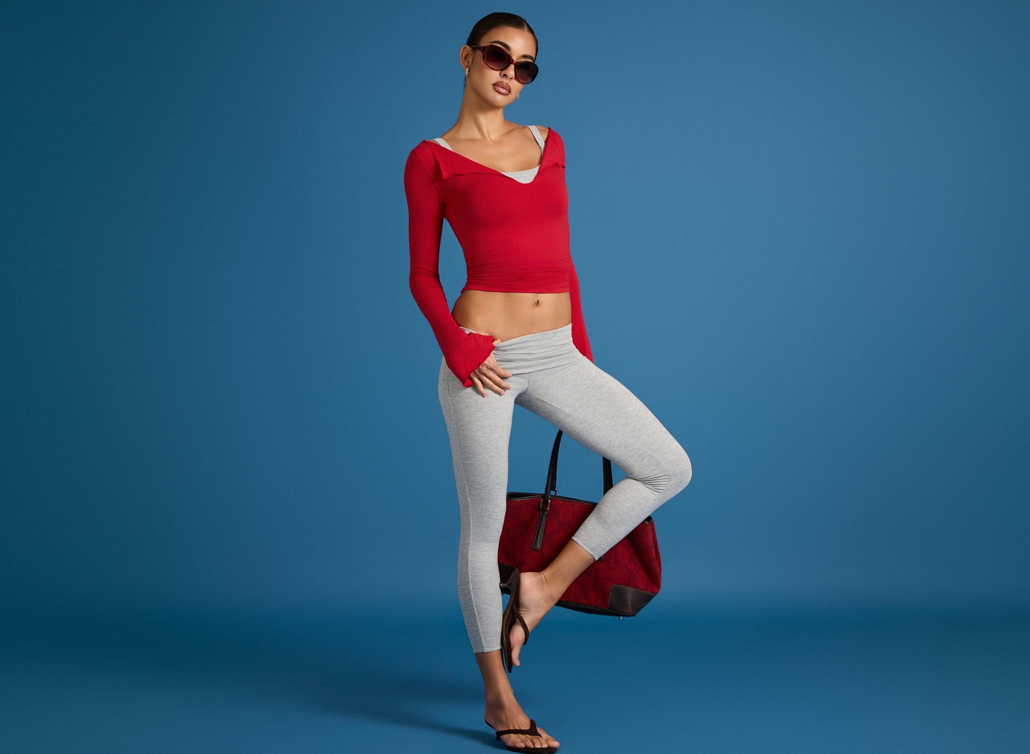 ButterCloud™ Long-Sleeve Top in Chilli - 1