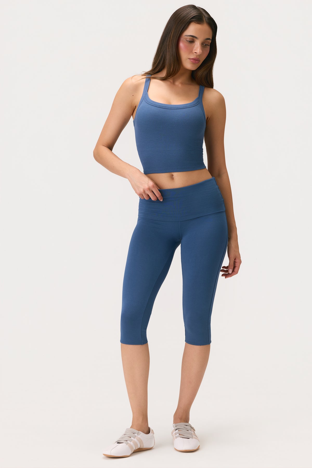 ButterCloud™ Capri Leggings in Marine - 1