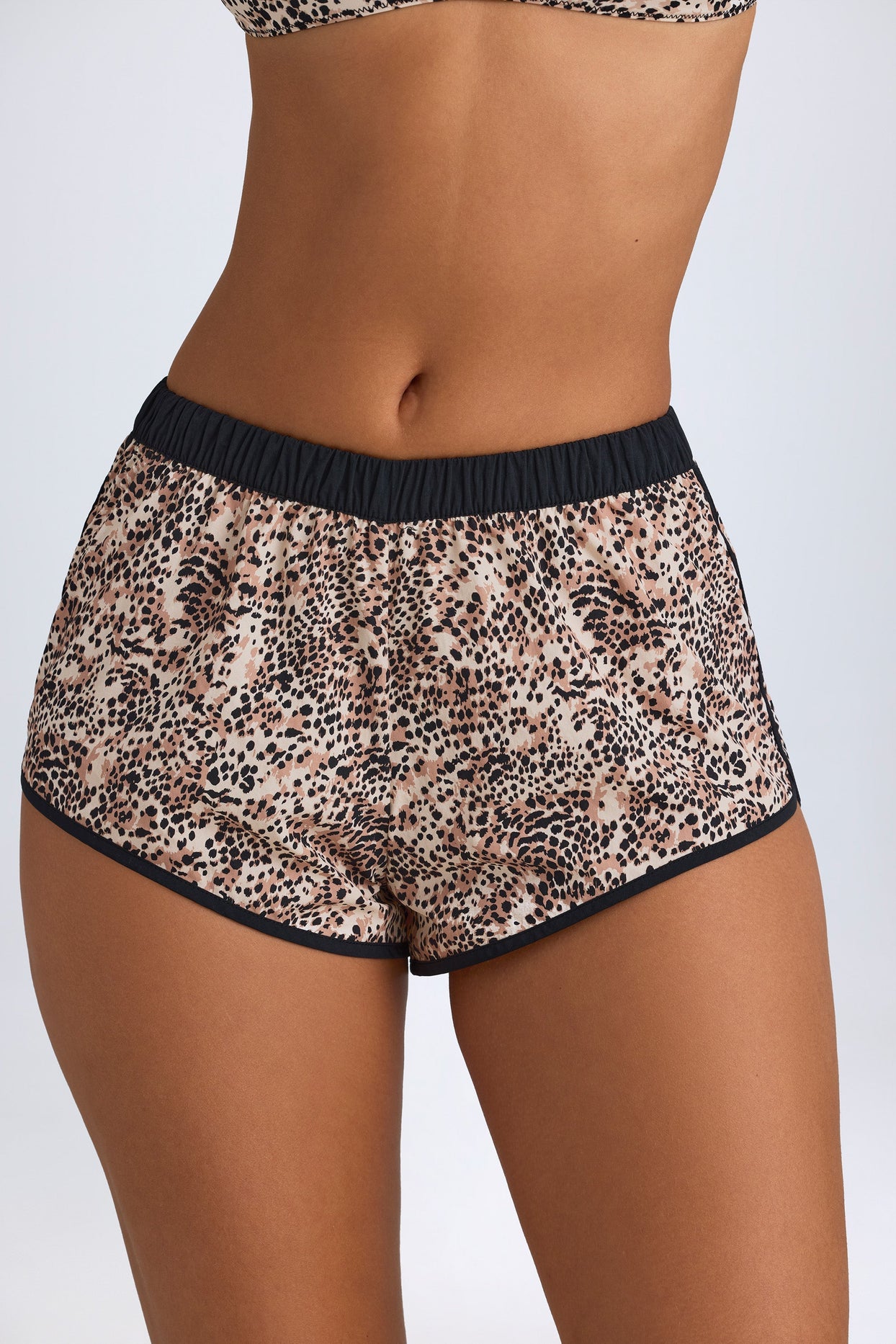 Mini Shorts in Cheetah Print