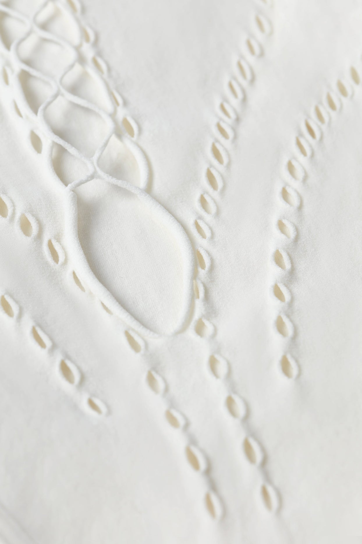 Lace-Up Halterneck Bodysuit in Ivory - 5
