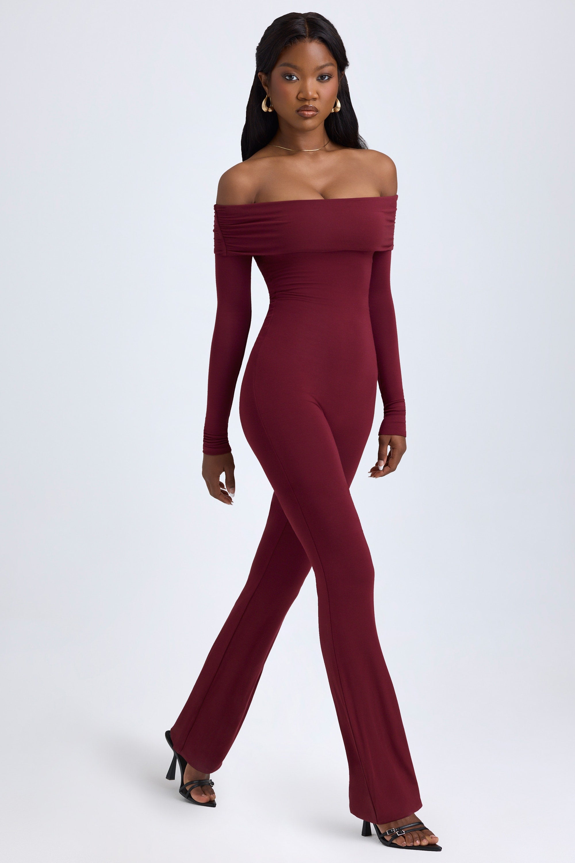 Jumpsuit with off shoulder online