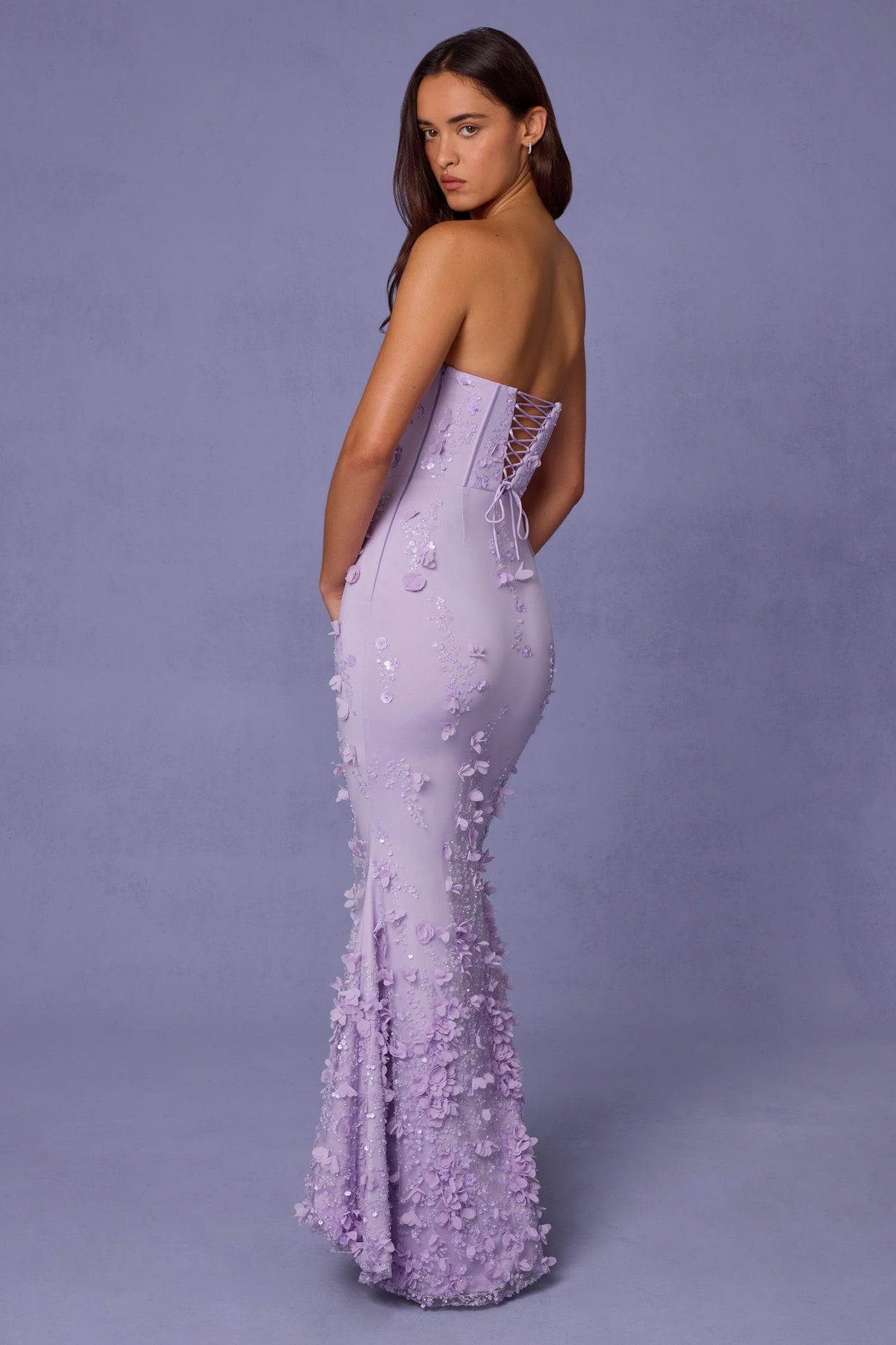 Amal Lace Up Corset Maxi Dress In Lilac Oh Polly amal-lace-up-corset-maxi-dress-in-lilac-oh-polly