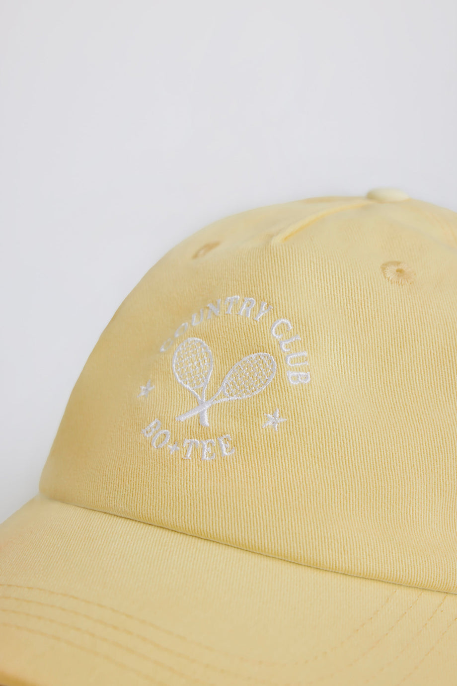 Baseball Cap in Lemon