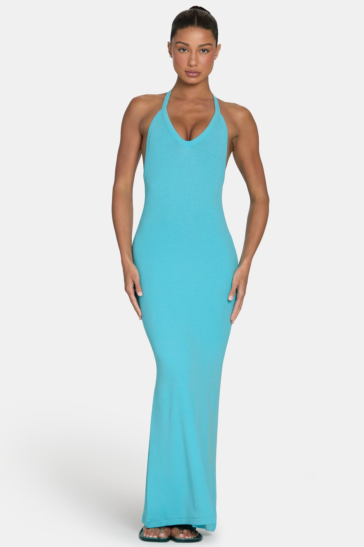 ButterCloud™ Maxi Dress in Aqua - 5