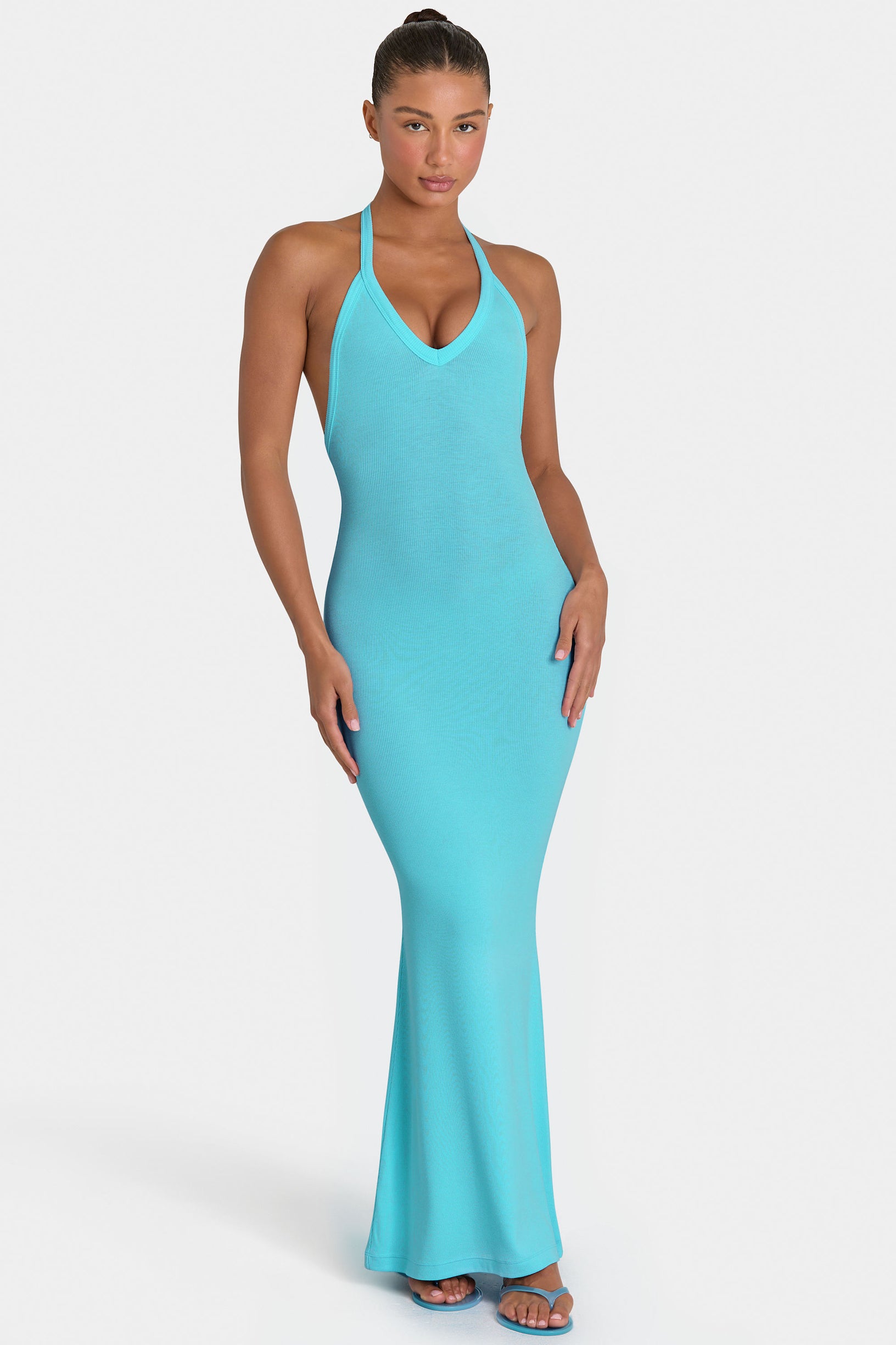 ButterCloud™ Maxi Dress in Aqua - 1
