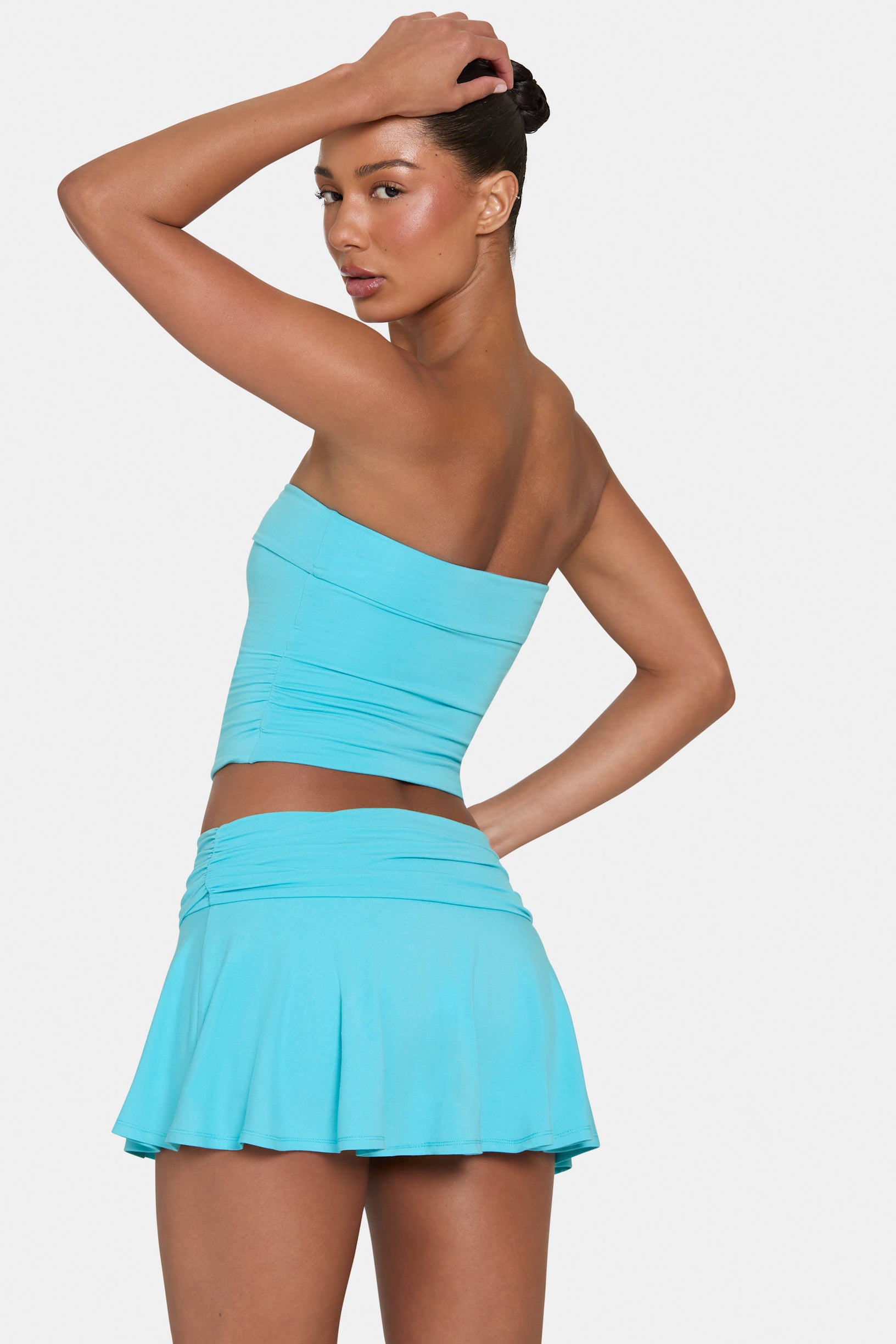 ButterCloud™ Mini Skort in Aqua - 2