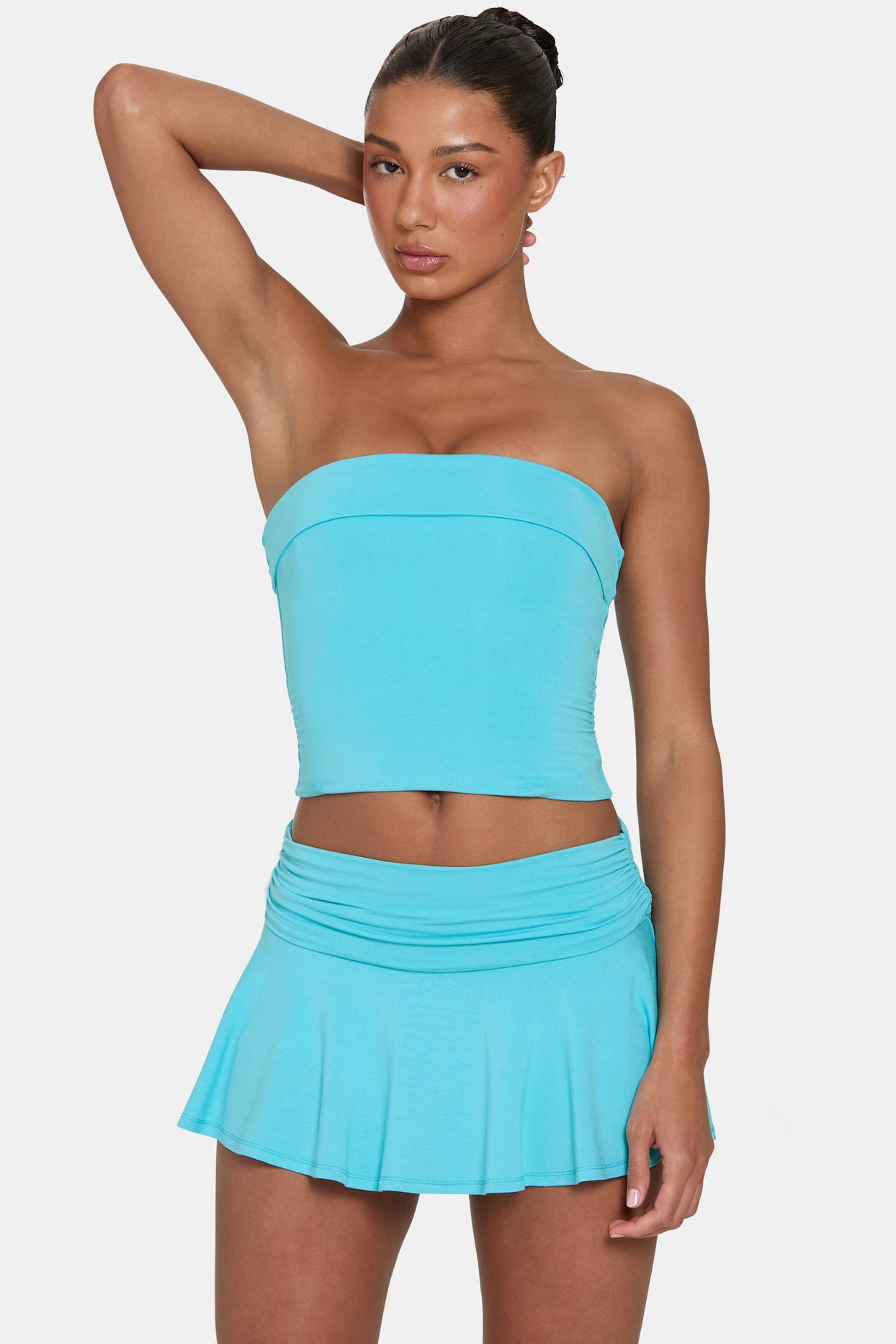 ButterCloud™ Mini Skort in Aqua - 7
