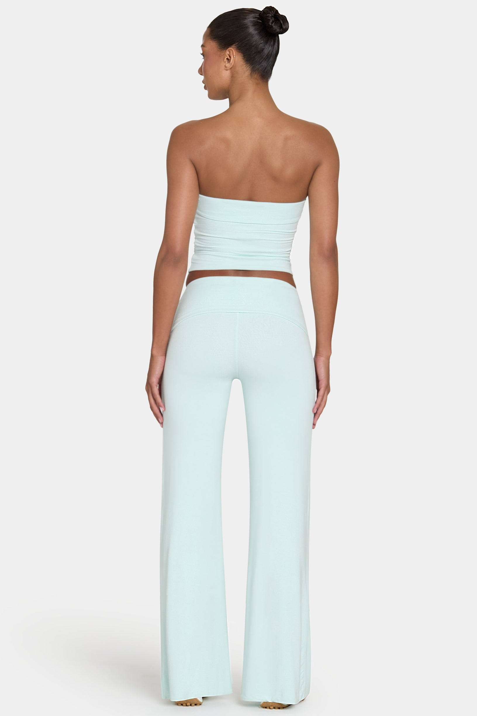 ButterCloud™ Tie-Waist Wide-Leg Trousers in Peppermint - 2