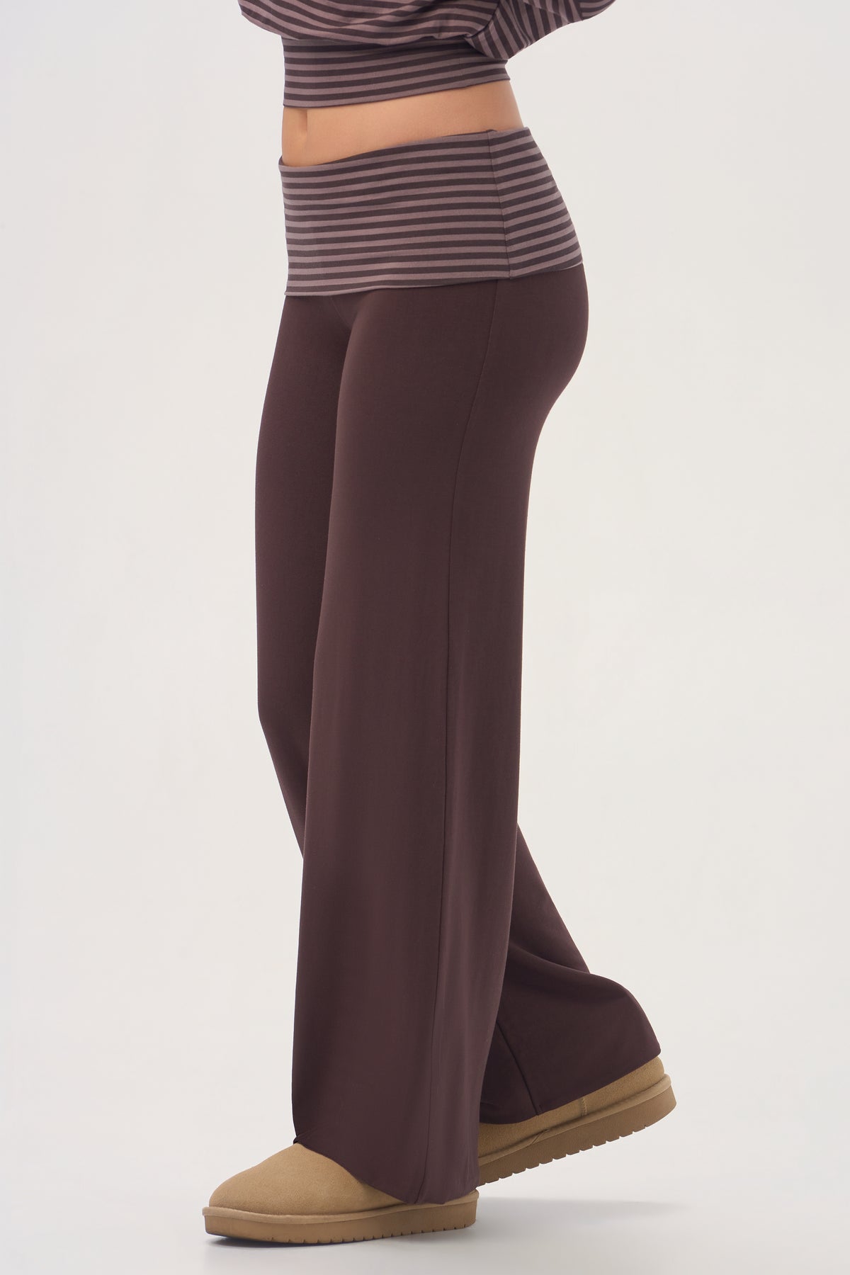 ButterCloud™ Wide-Leg Trousers in Espresso
