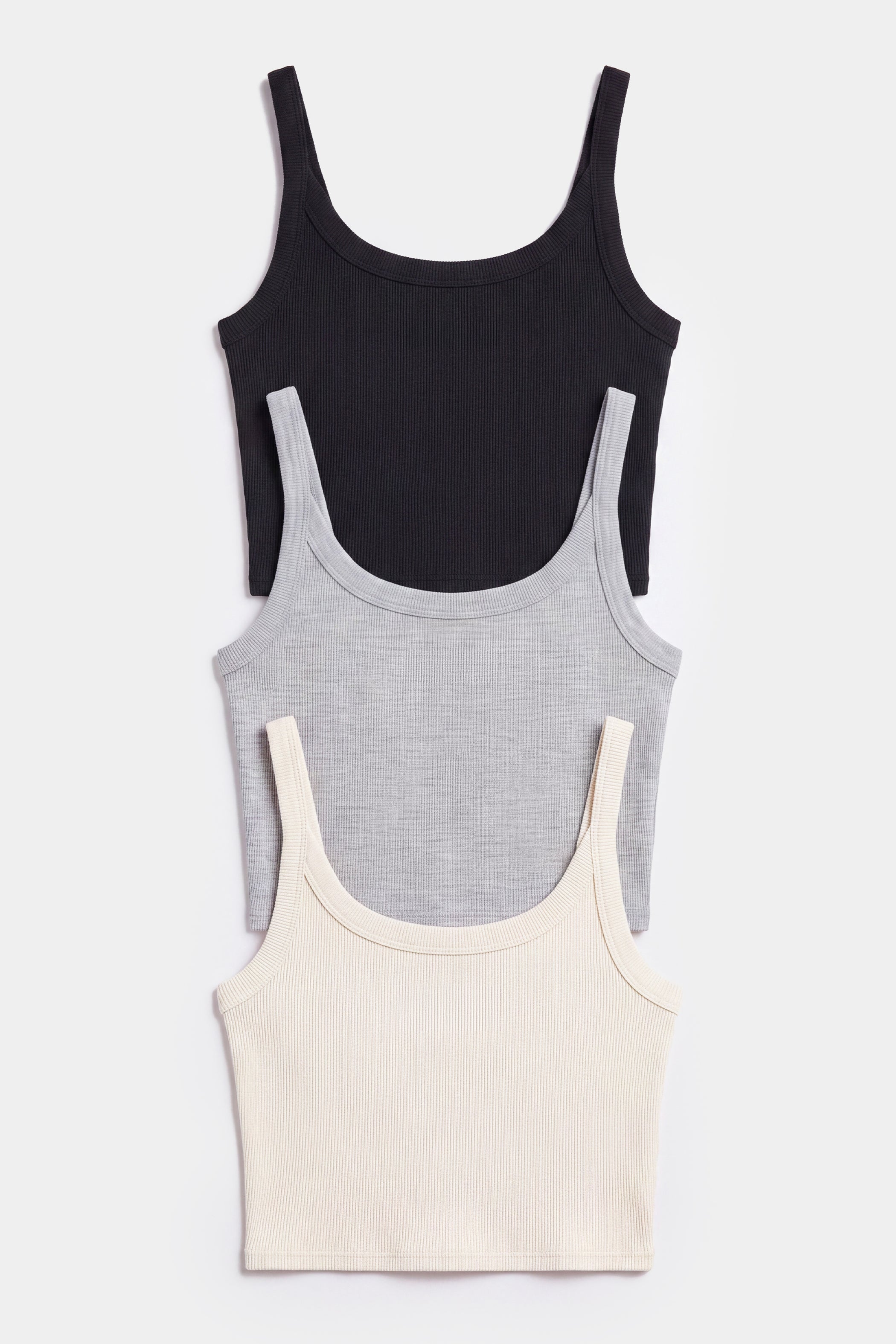 ButterCloud™ Built-In Bra Tank Top 3-Pack in Multi