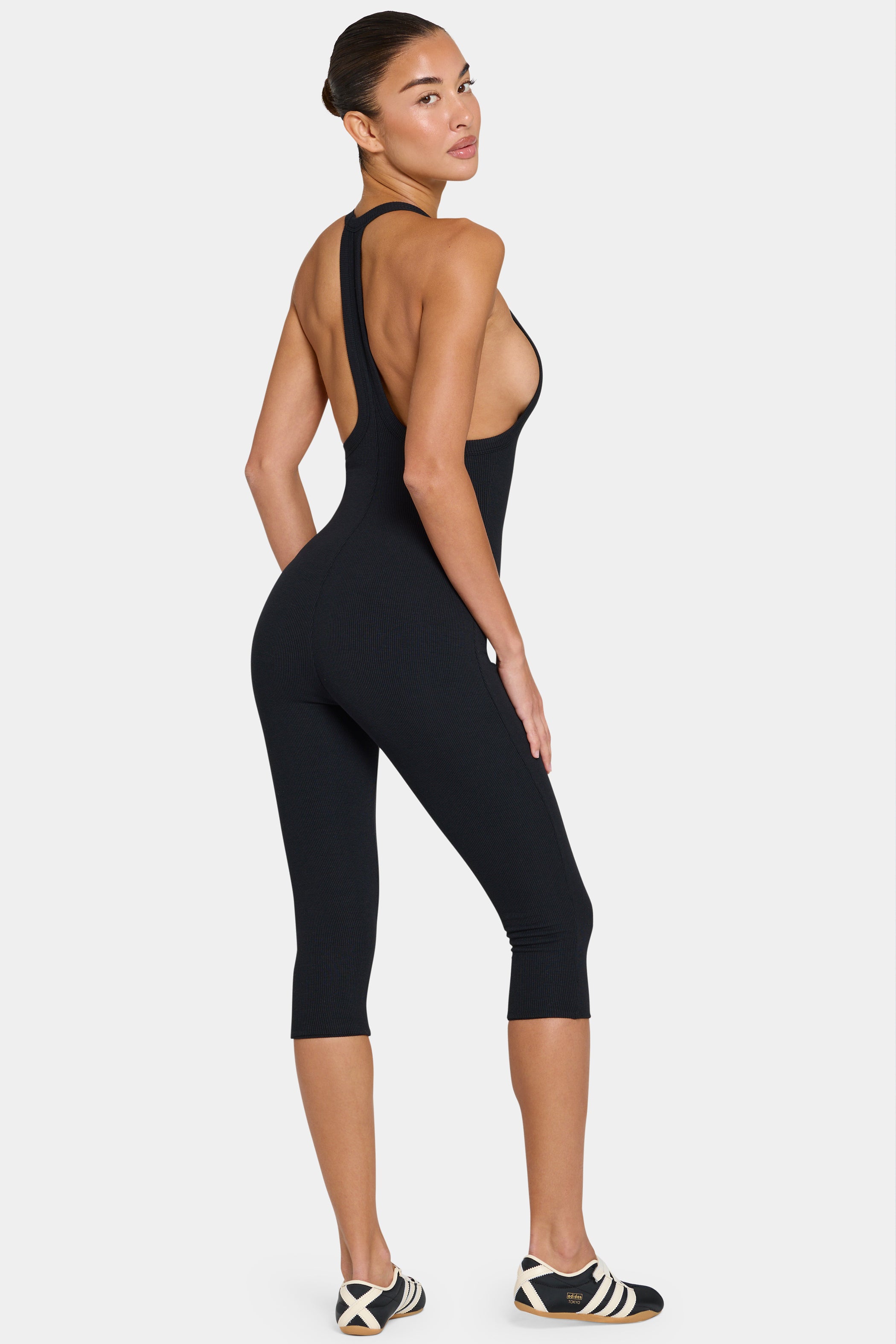 ButterCloud™ Capri Jumpsuit in Black