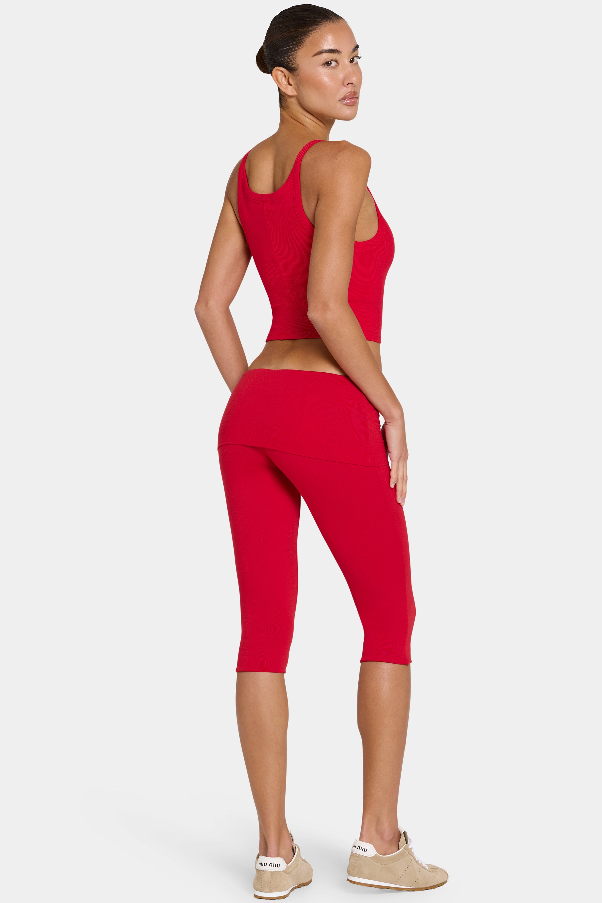 ButterCloud™ Capri Leggings in Chilli