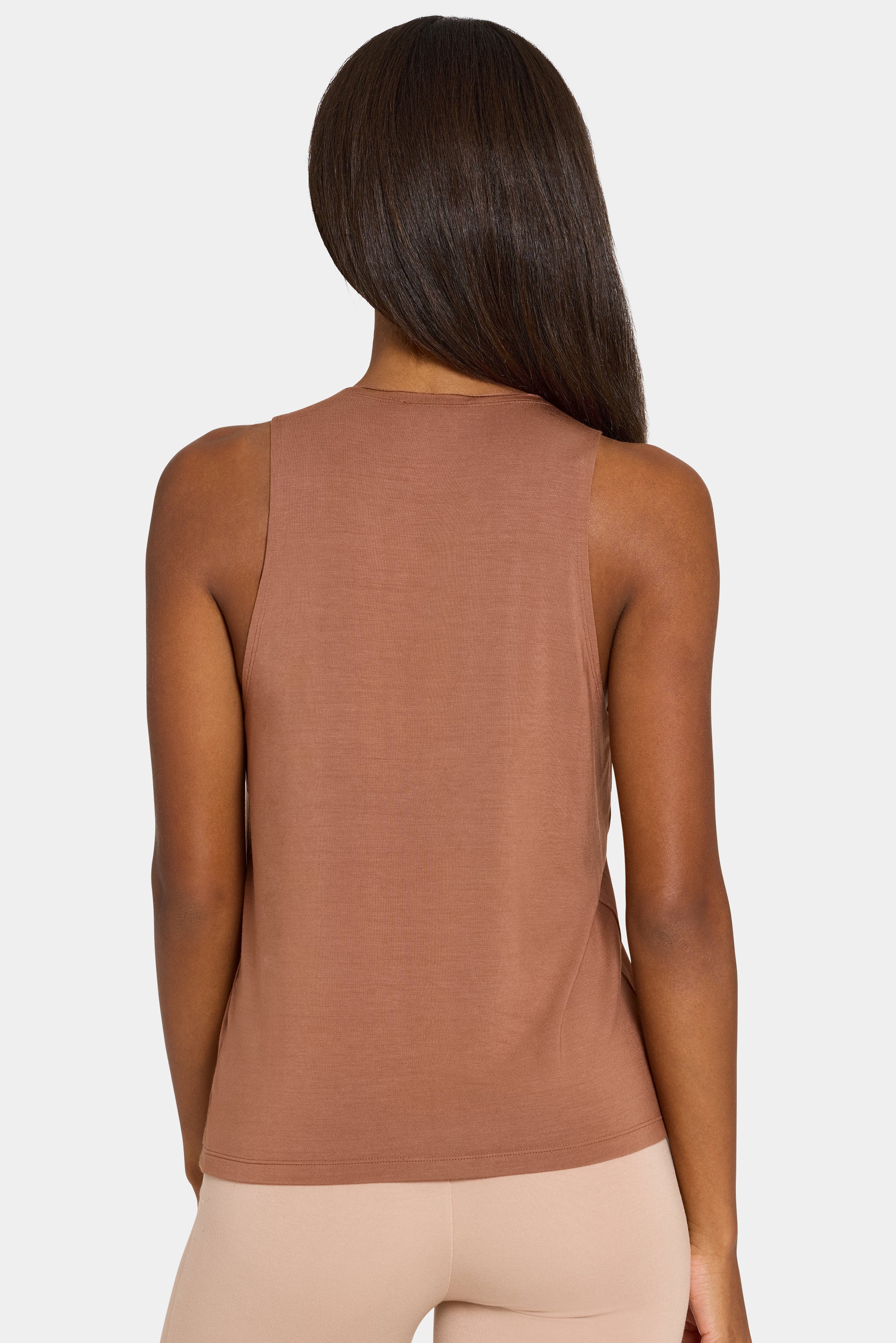 ButterCloud™ Slouchy Tank Top in Cocoa