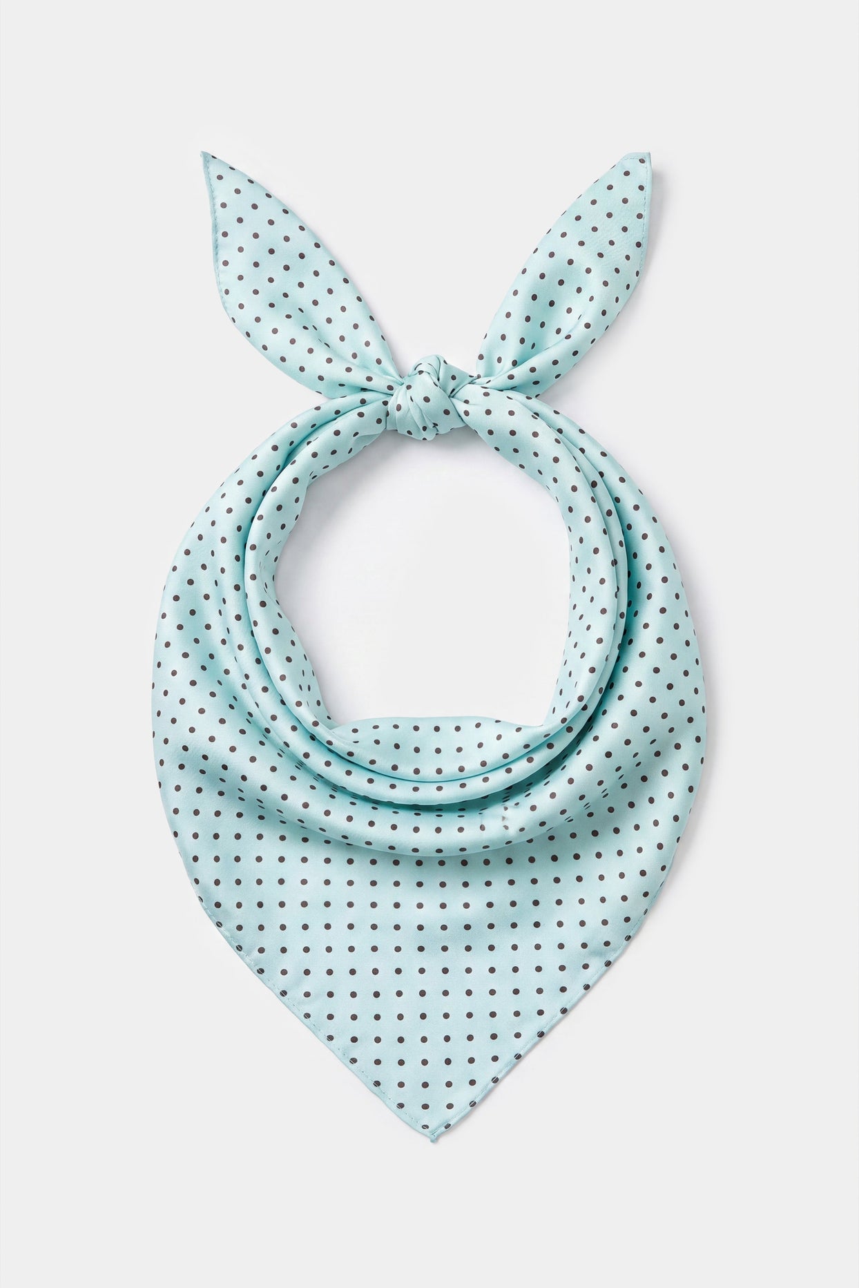 Satin Multi-Way Scarf in Mint Chip - 2