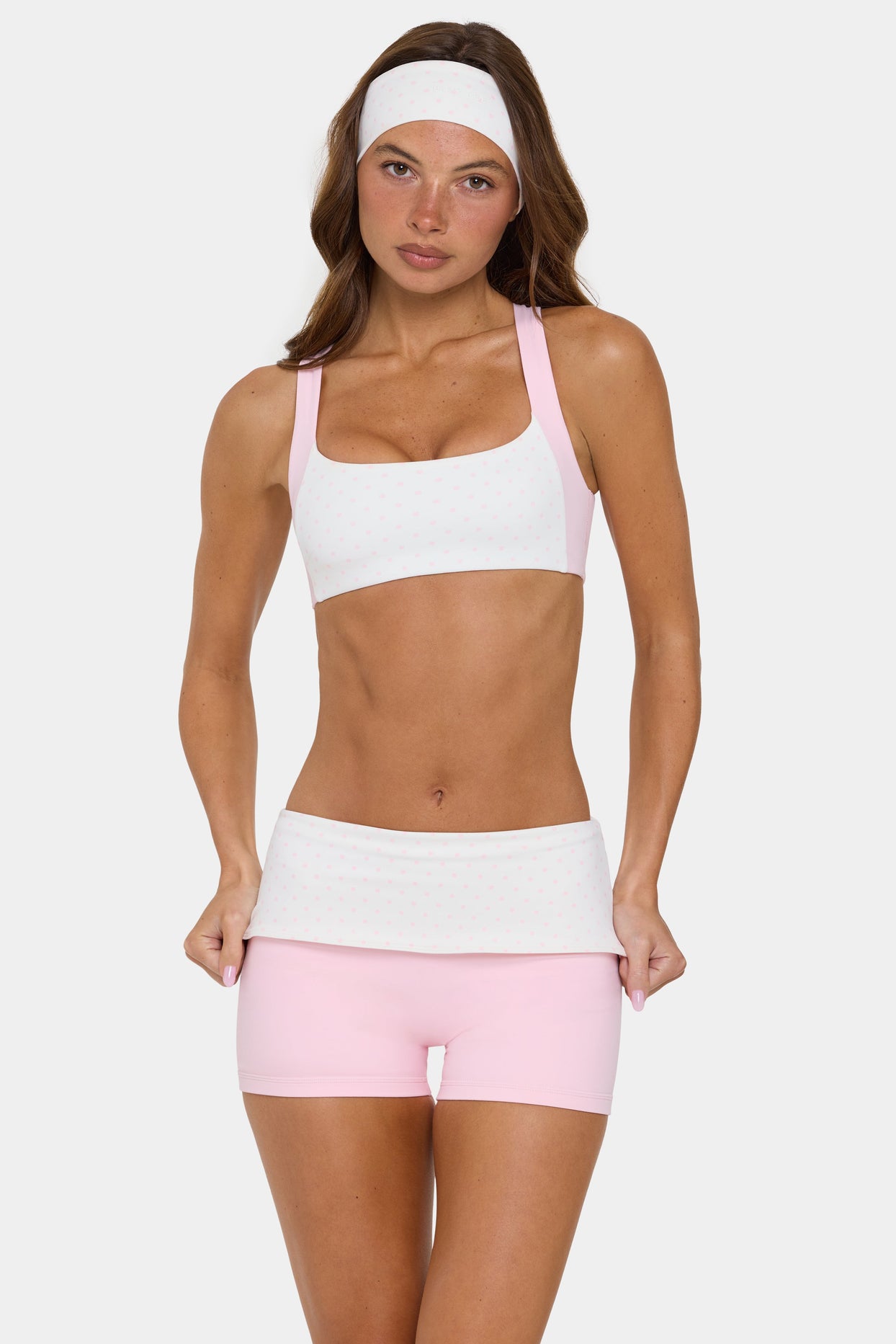Soft Active Medium-Impact Sports Bra in Cotton Candy - 6