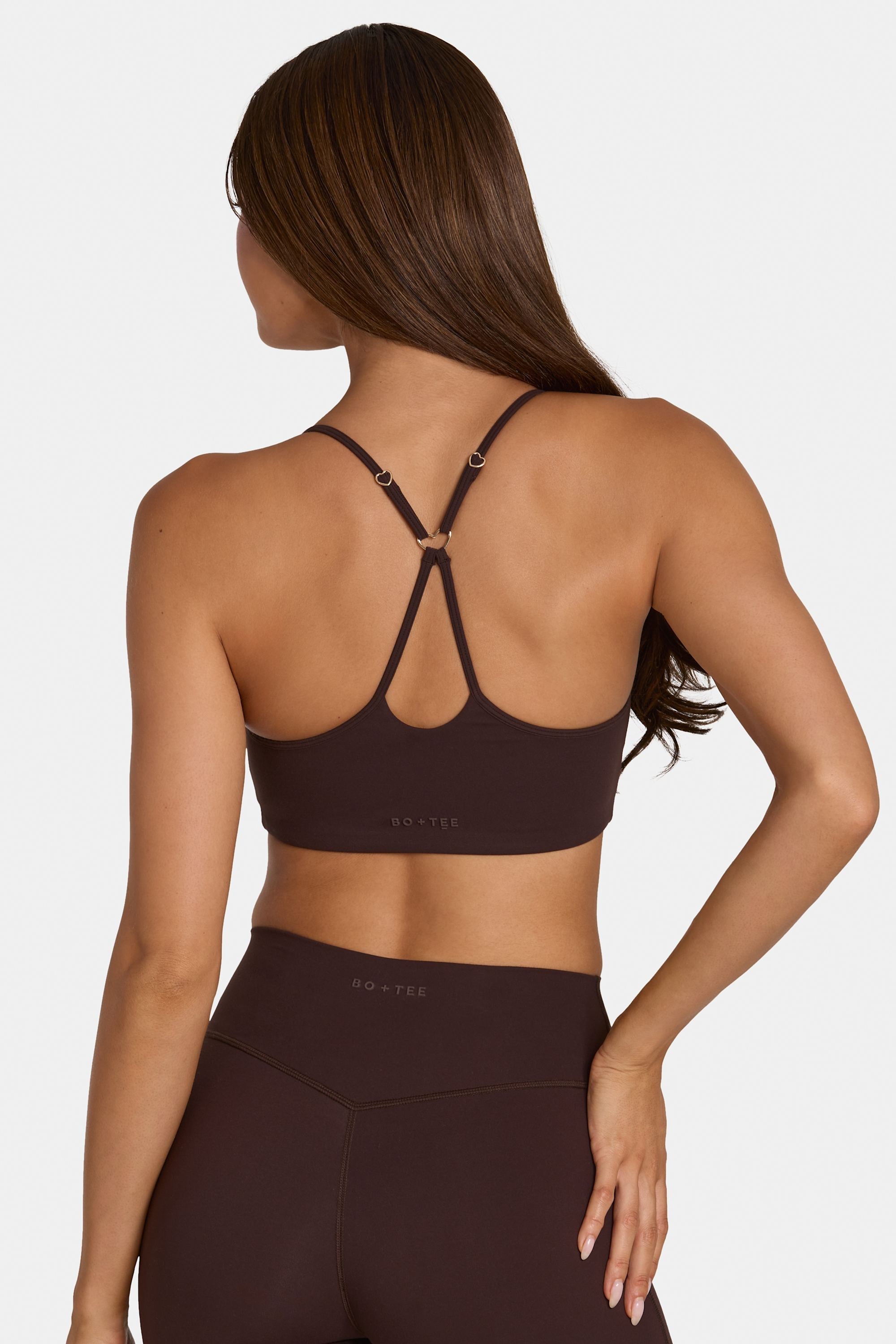 Soft Active Low-Impact Sports Bra in Espresso - 2