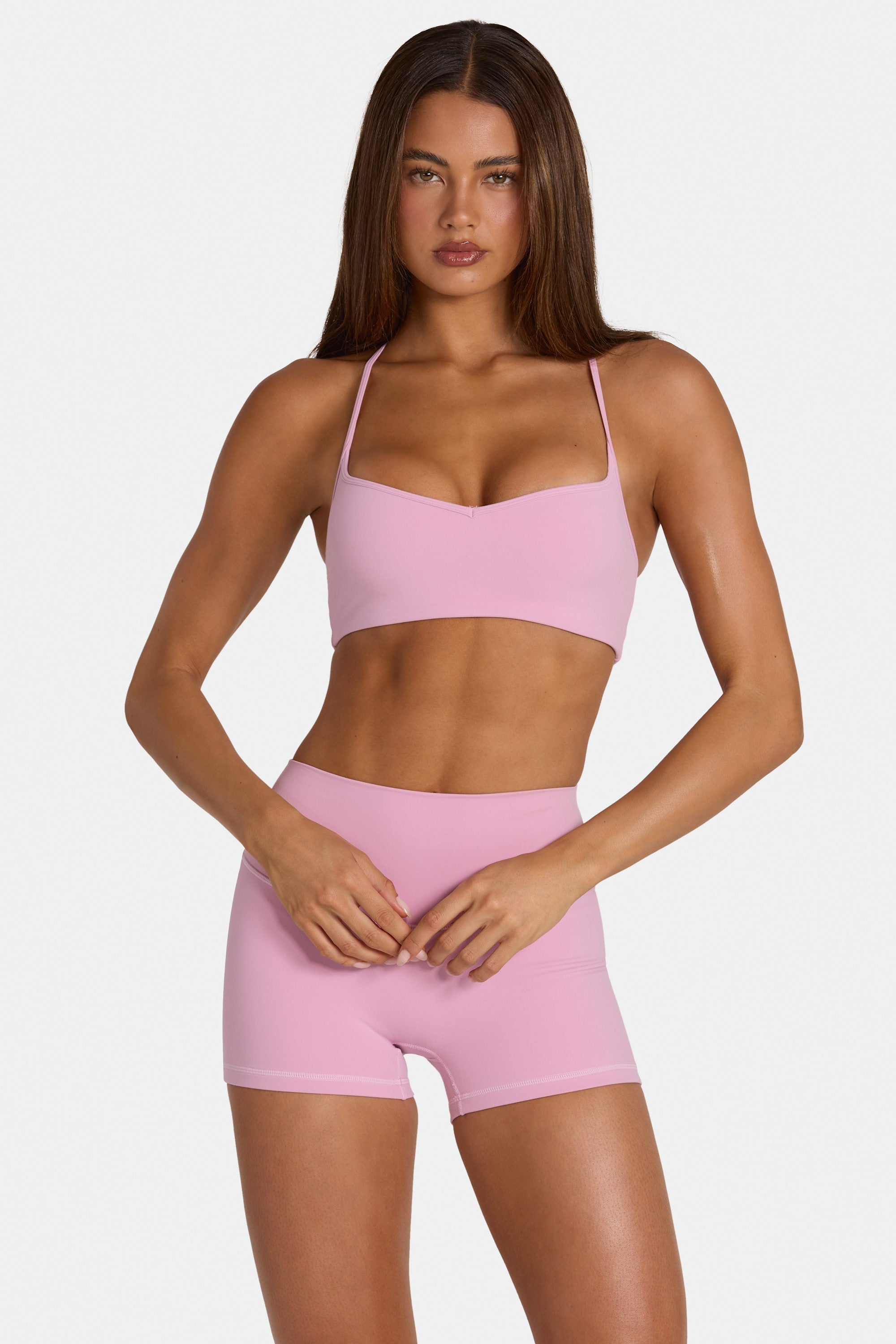 Soft Active Low-Impact Sports Bra in Sweet Pink - 1