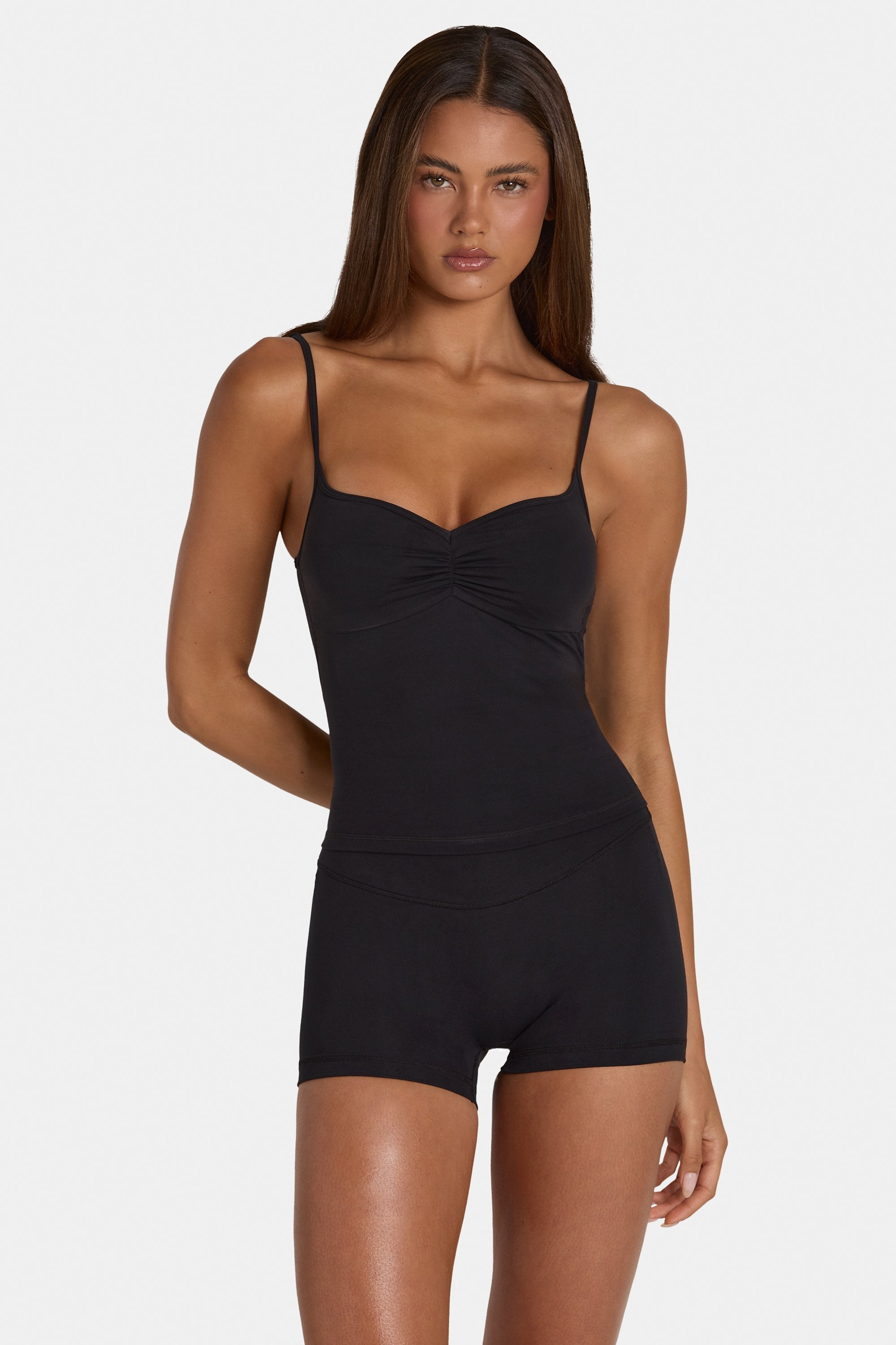 Soft Active Tank Top in Black - 1