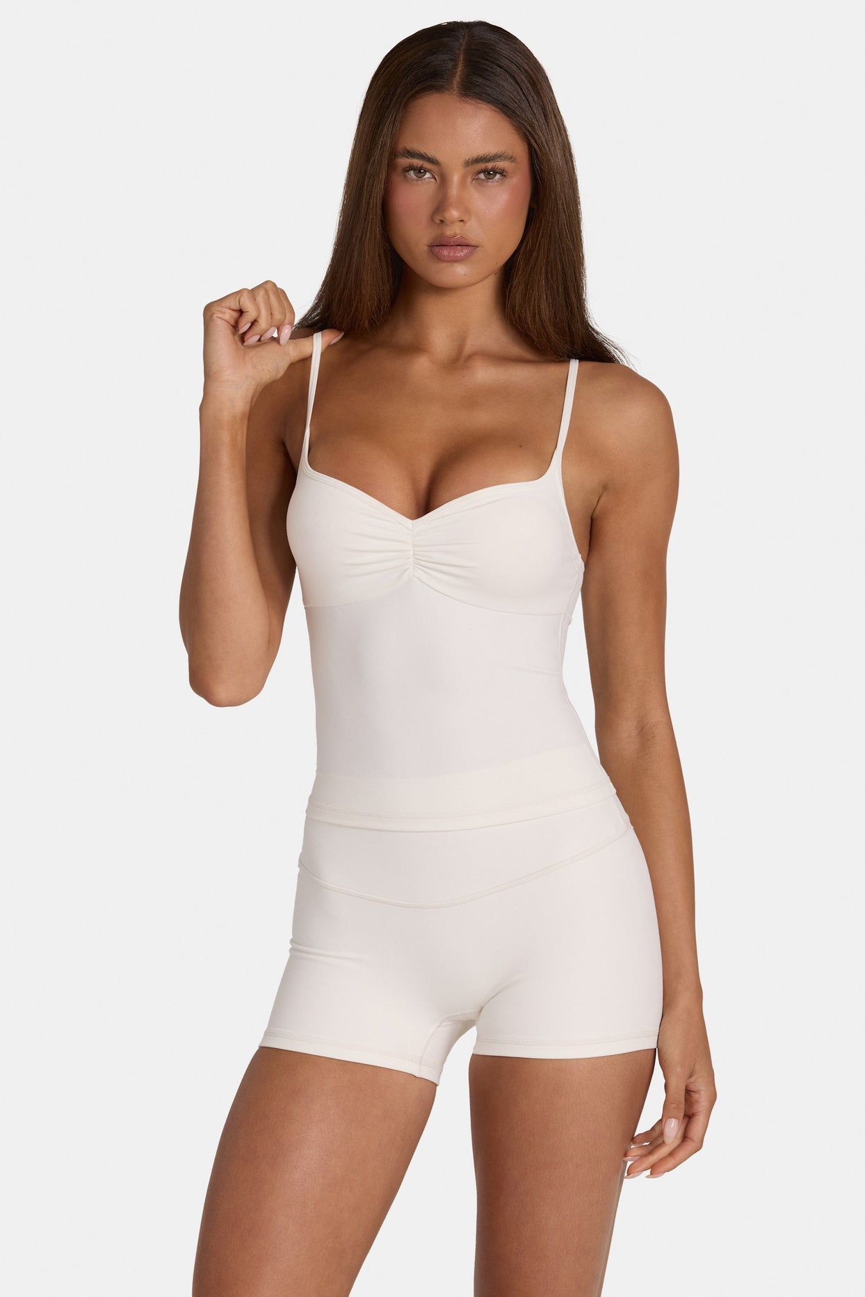 Soft Active Tank Top in Coconut - 6
