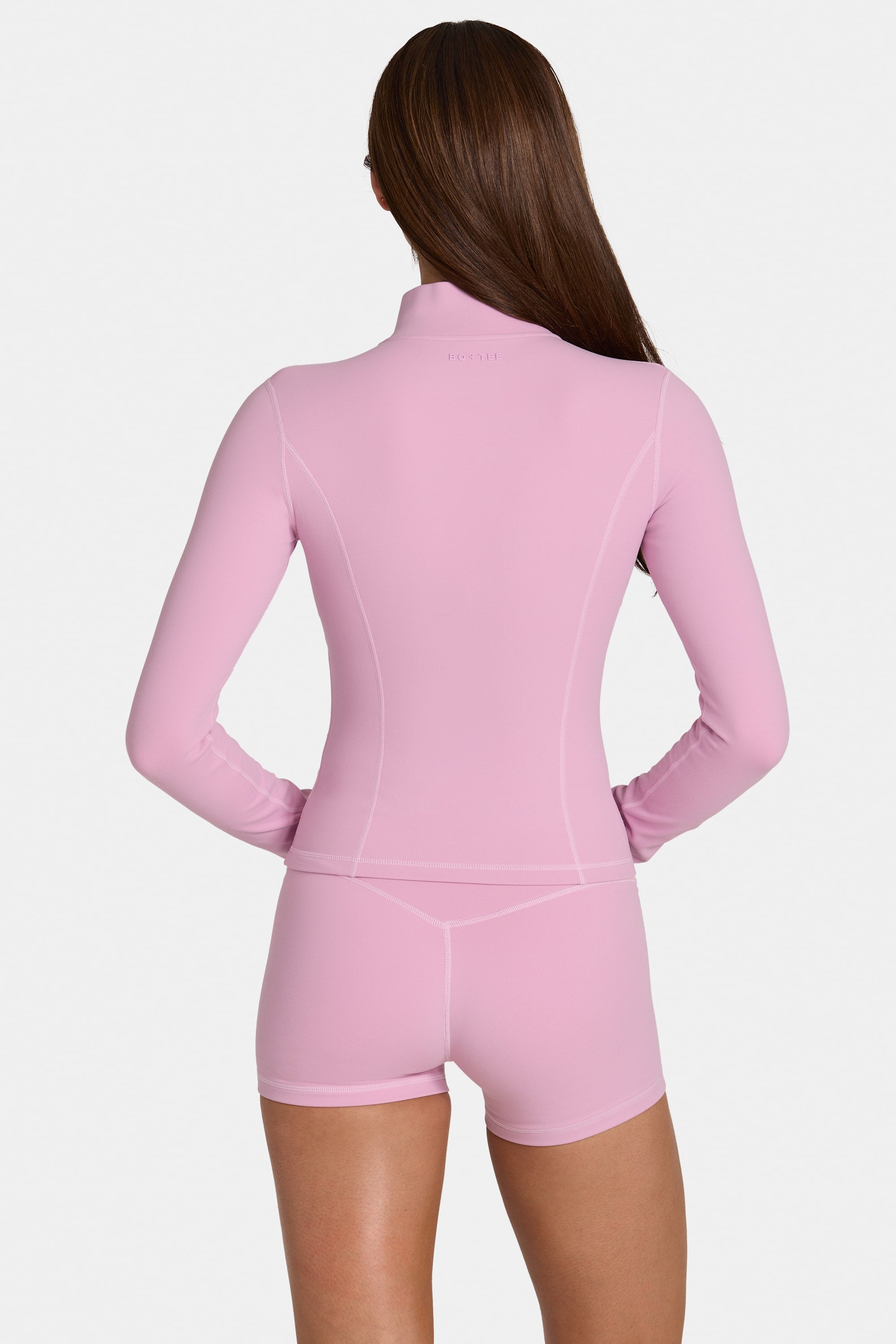Soft Active Zip-Up Jacket in Sweet Pink - 2