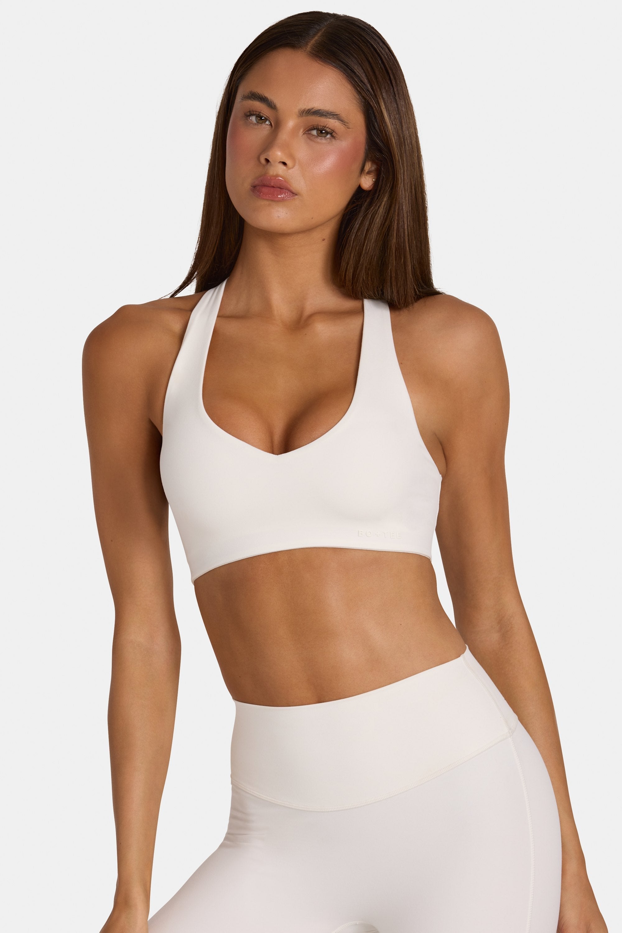 Soft Active Low-Impact Sports Bra in Coconut - 2