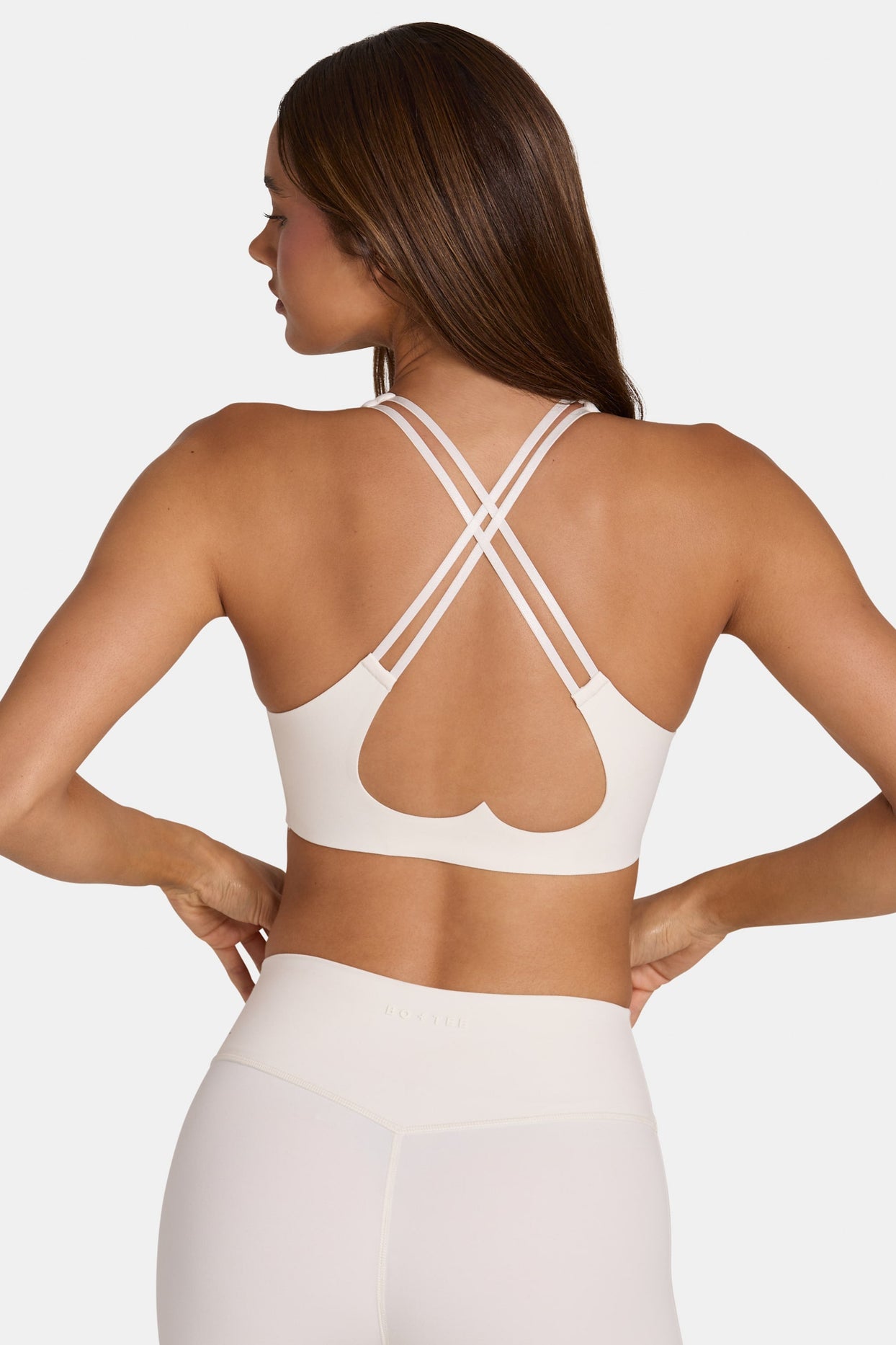 Soft Active Low-Impact Sports Bra in Coconut - 5