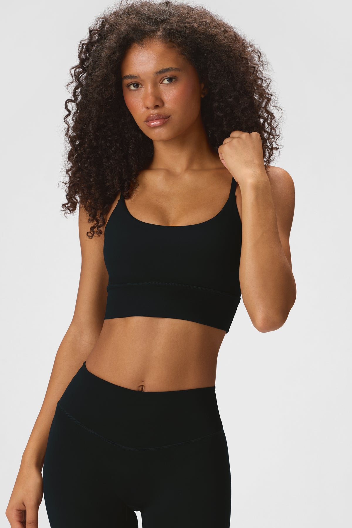 ⁣⁢Soft Active حمالة صدر رياضية بدعم عالي باللون الأسود⁤⁣