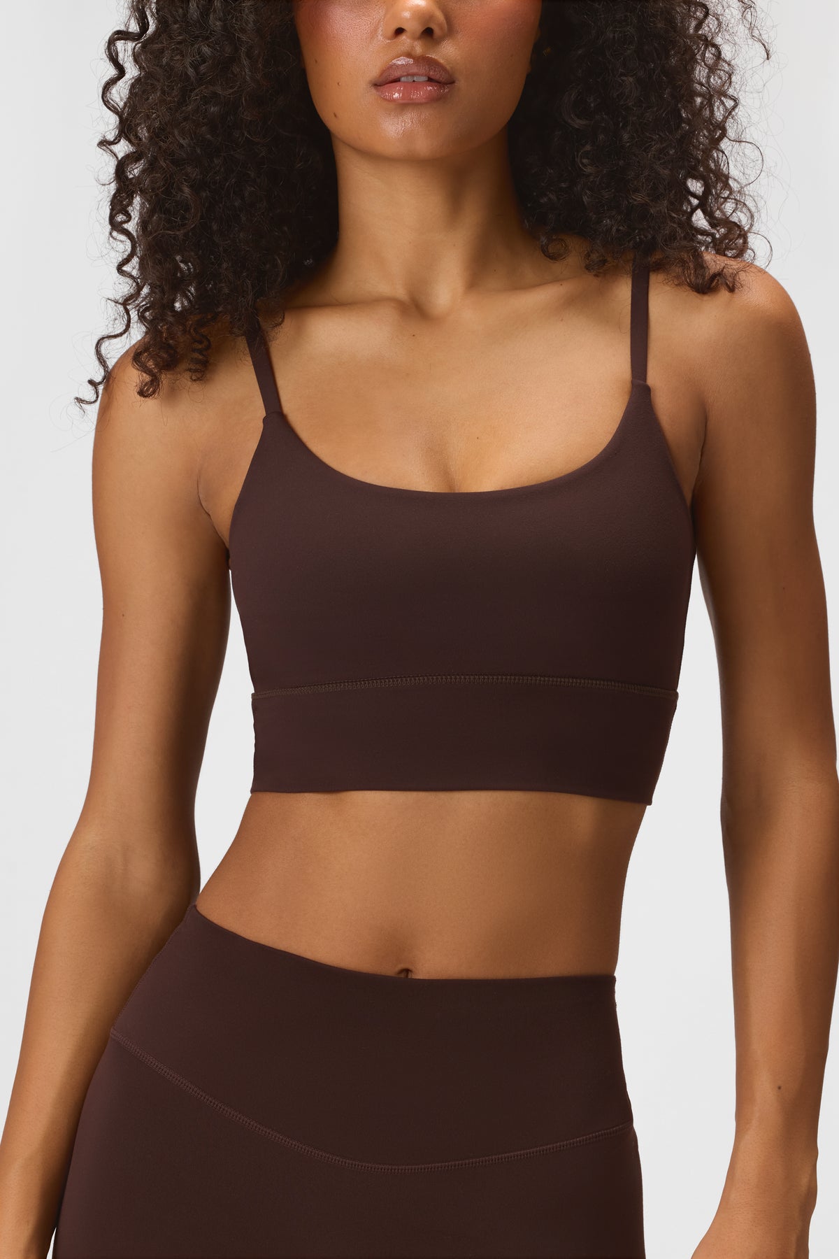 ⁣⁢Soft Active حمالة صدر رياضية بدعم عالي بلون إسبريسو⁤⁣
