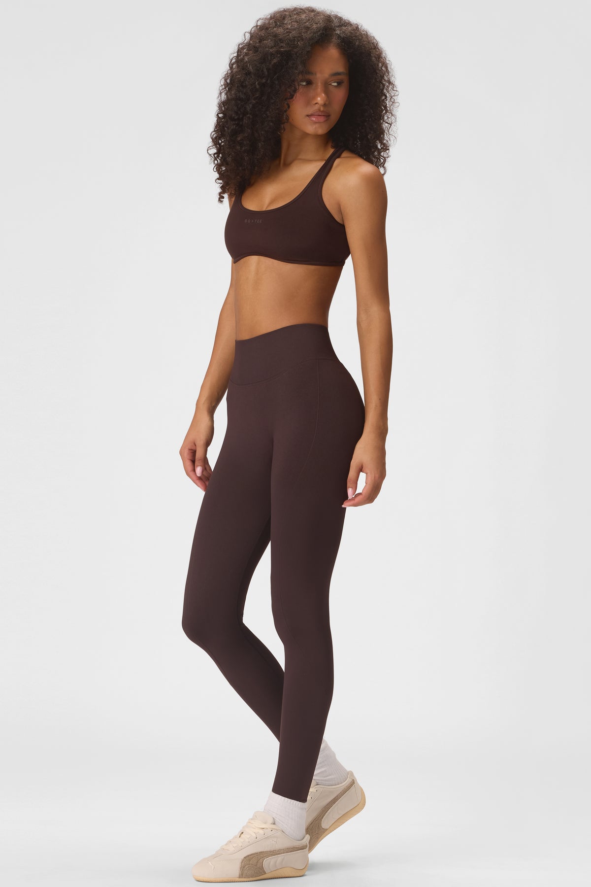 ⁣⁢حمالة صدر رياضية Soft Active بدعم منخفض بلون إسبريسو⁤⁣