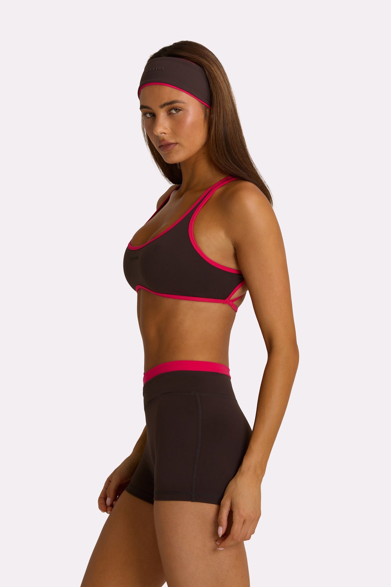 Soft Active Sports Bra in Truffle - 4