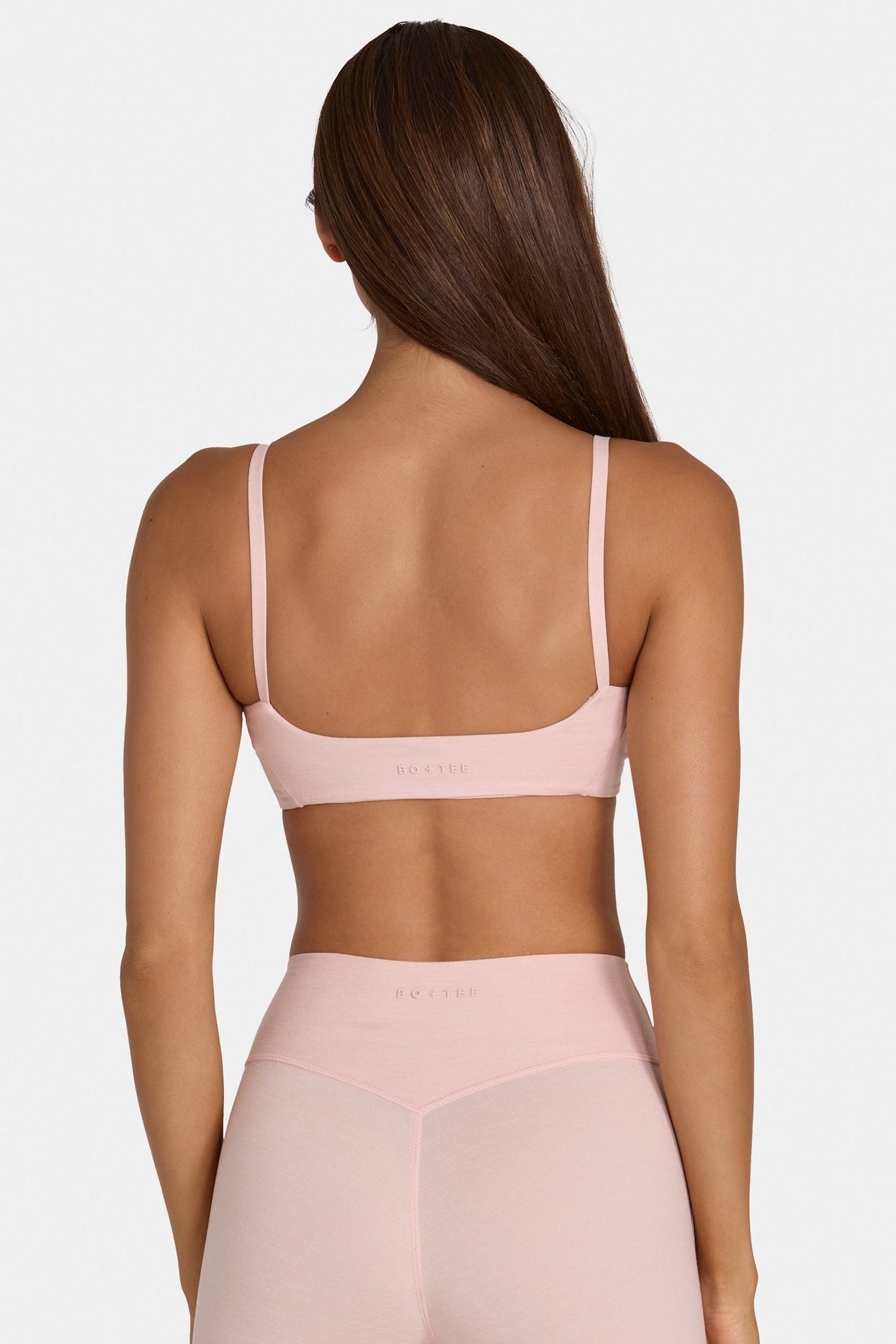 Soft Active Low-Impact Sports Bra in Blush Marl - 2