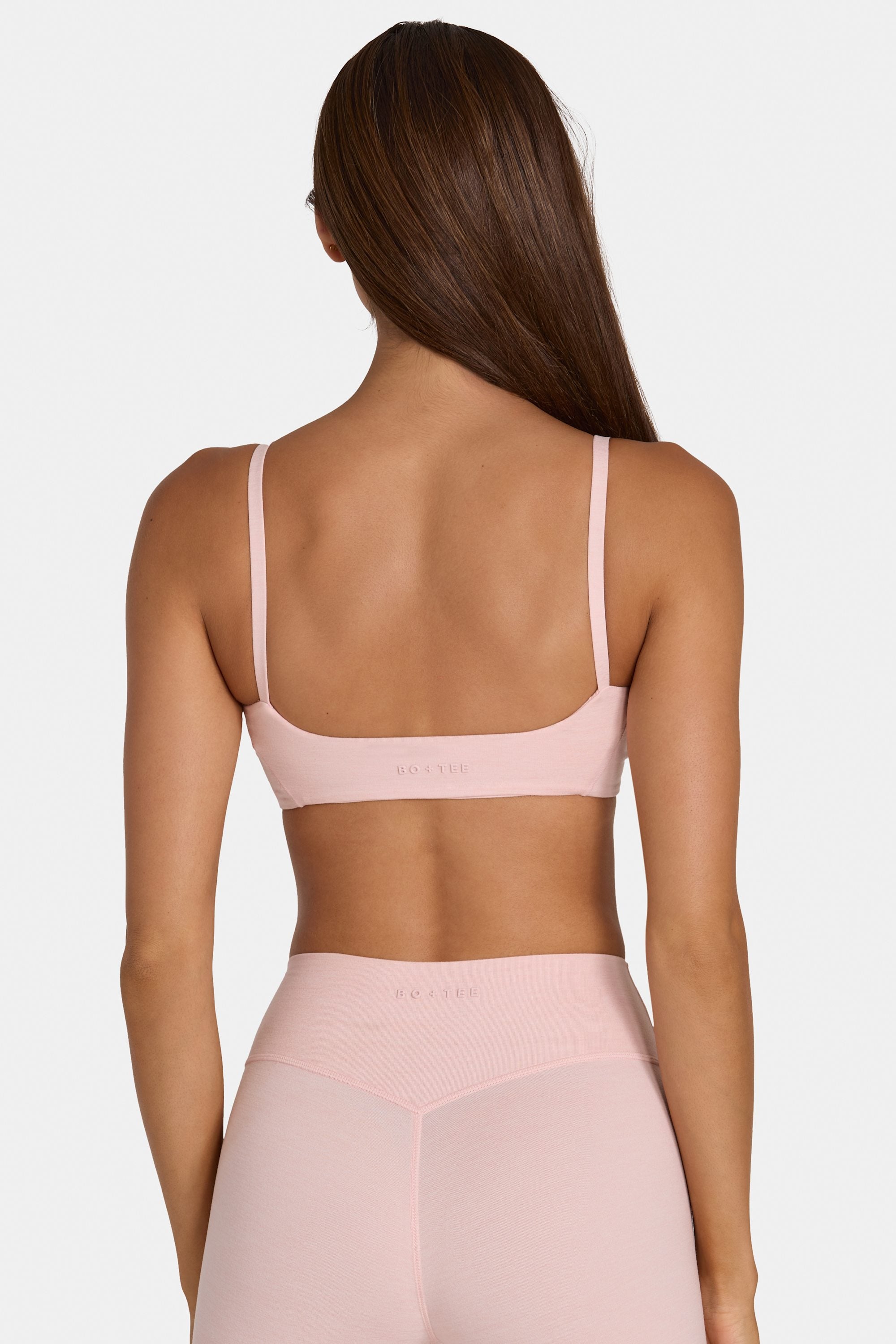 Soft Active Low-Impact Sports Bra in Blush Marl - 2