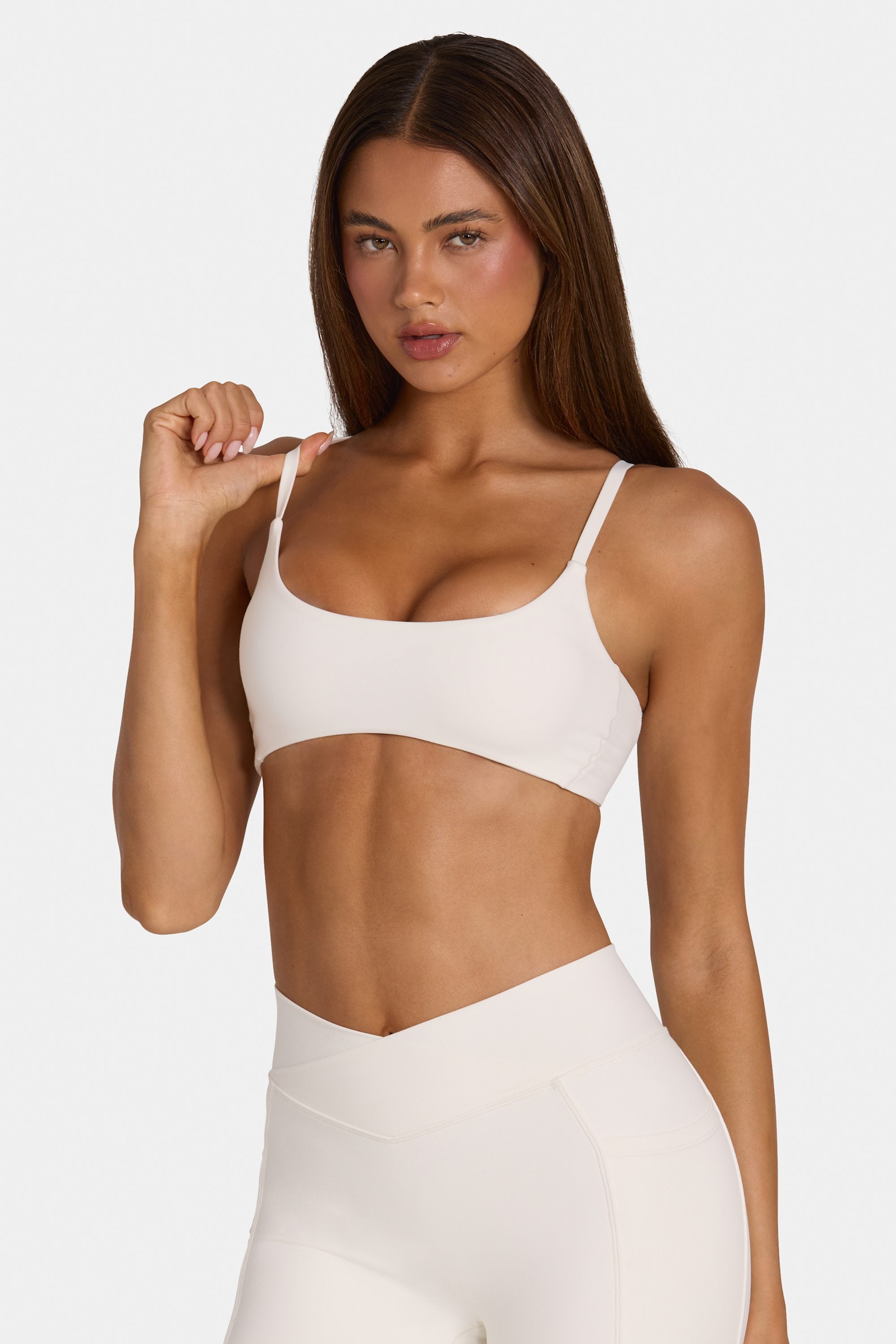 Soft Active Low-Impact Sports Bra in Coconut - 1