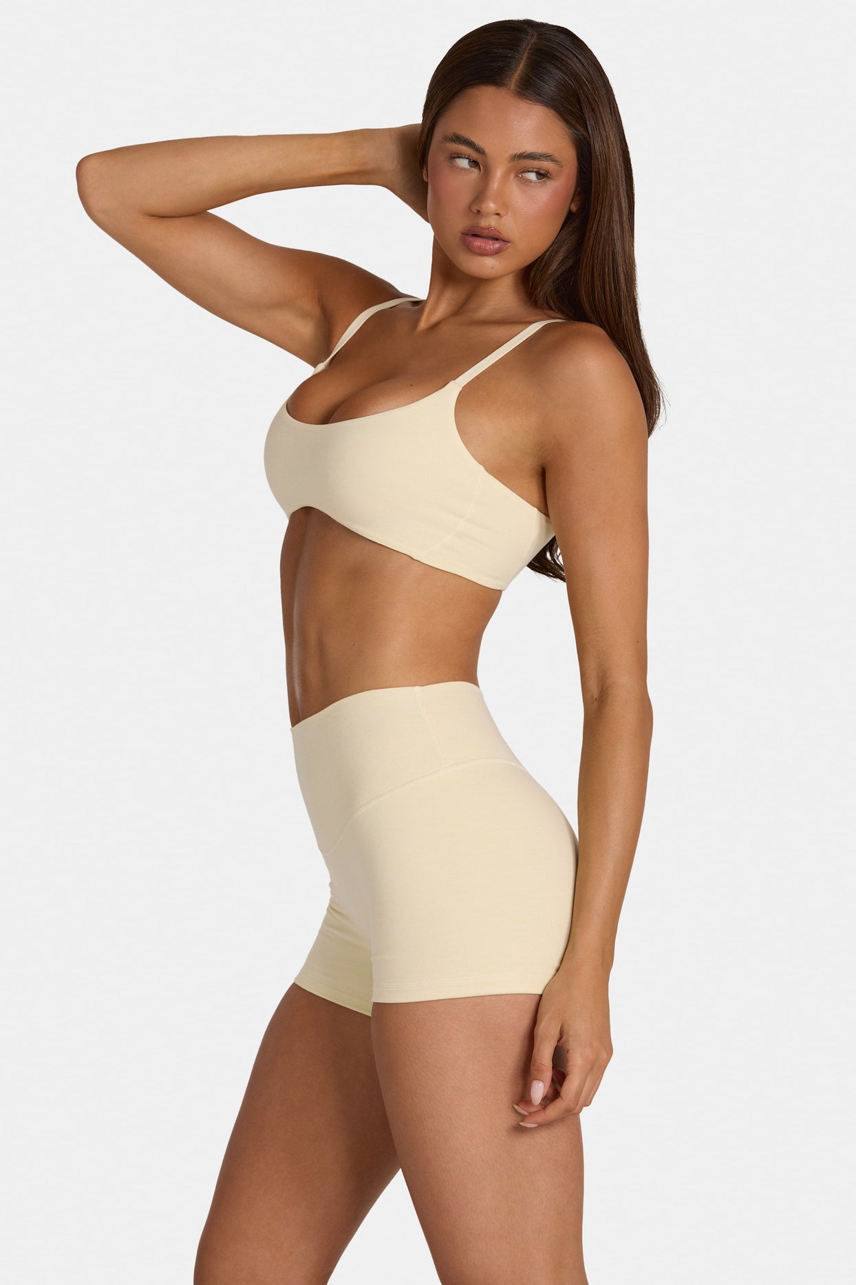 Soft Active Low-Impact Sports Bra in Lemon Marl - 4