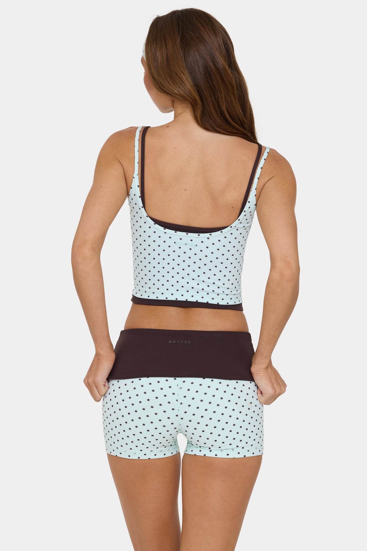 Soft Active Double-Layer Tank Top in Mint Chip - 4