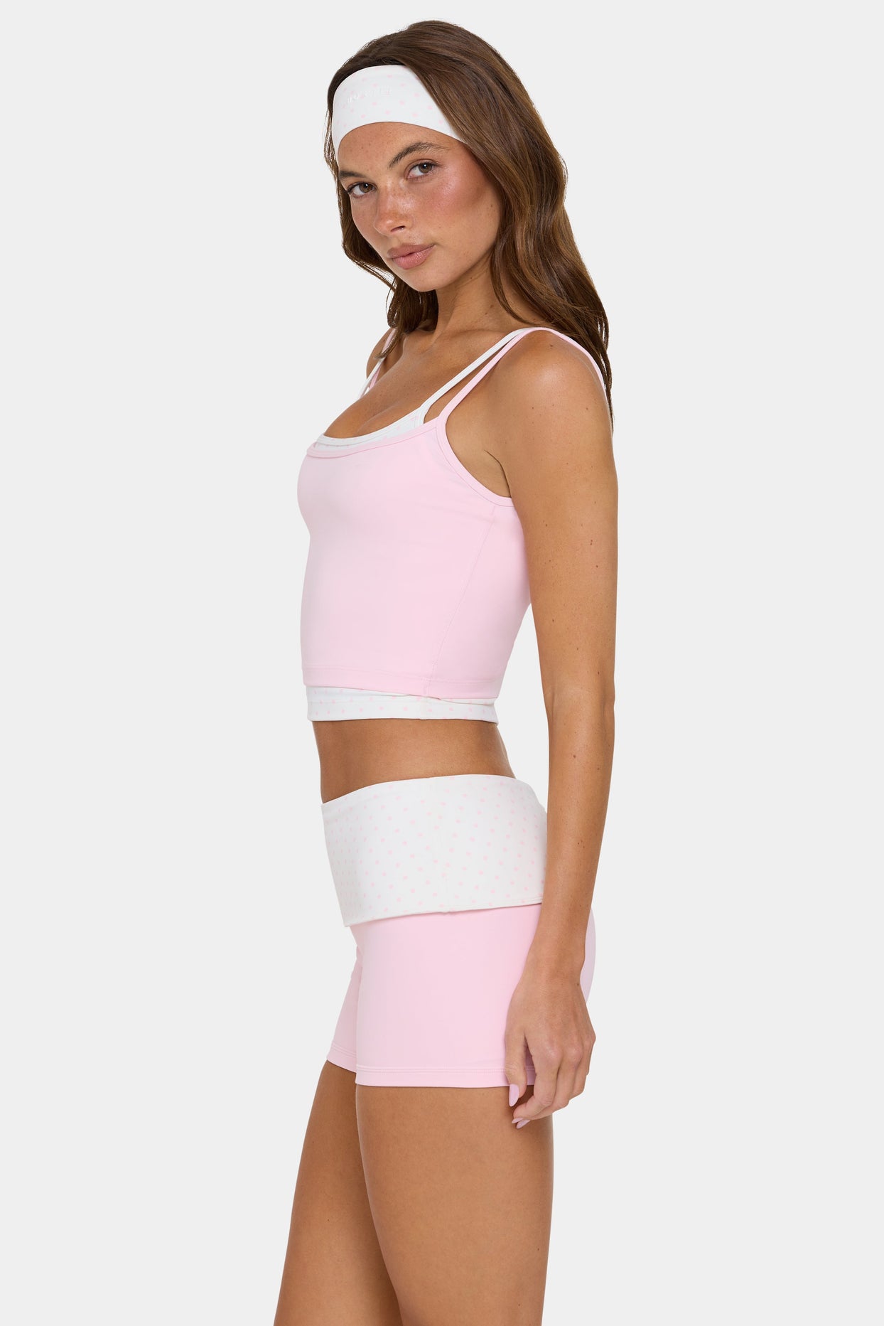 Soft Active Double-Layer Tank Top in Sorbet - 5