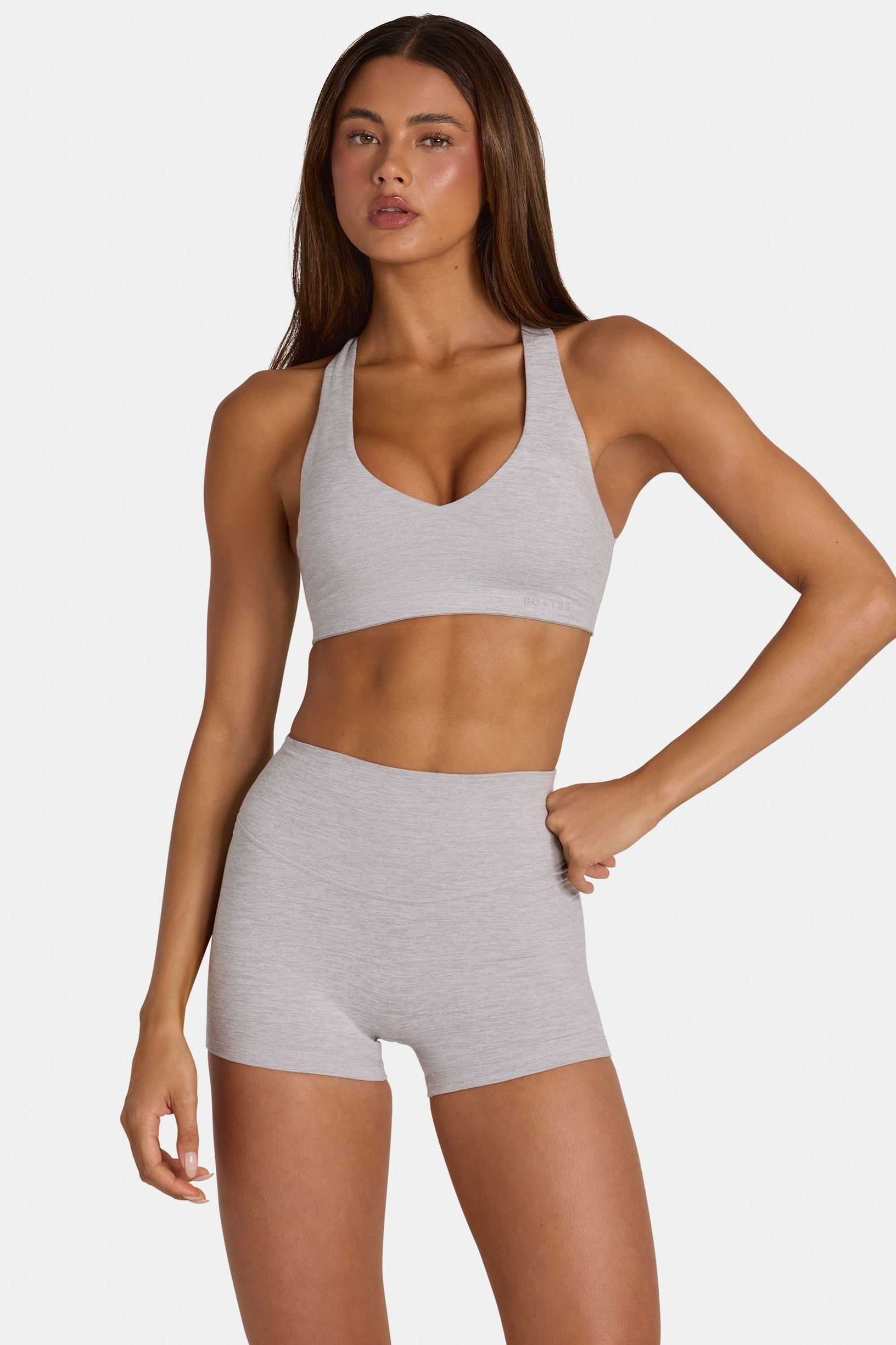 Soft Active Low-Impact Sports Bra in Grey - 2