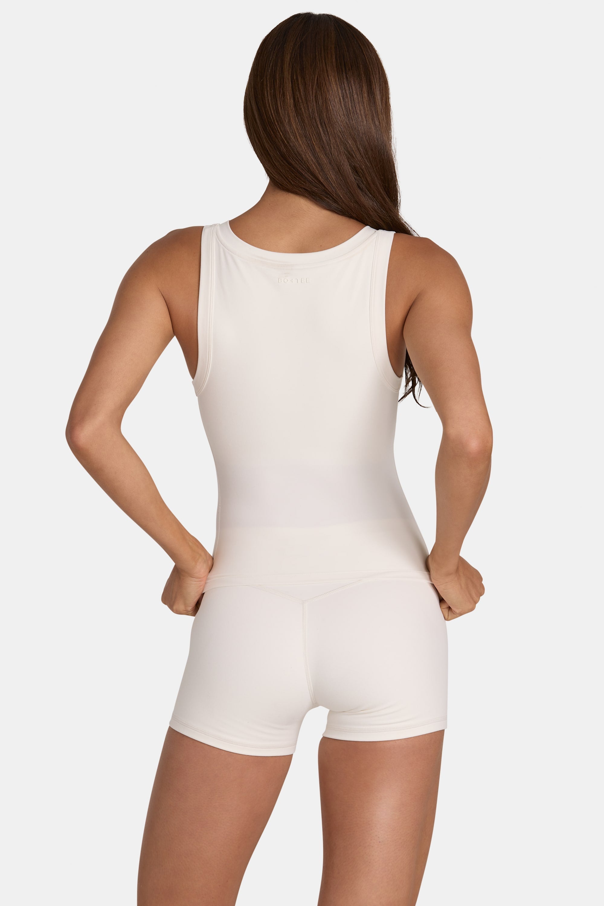 Soft Active Tank Top in Coconut - 2